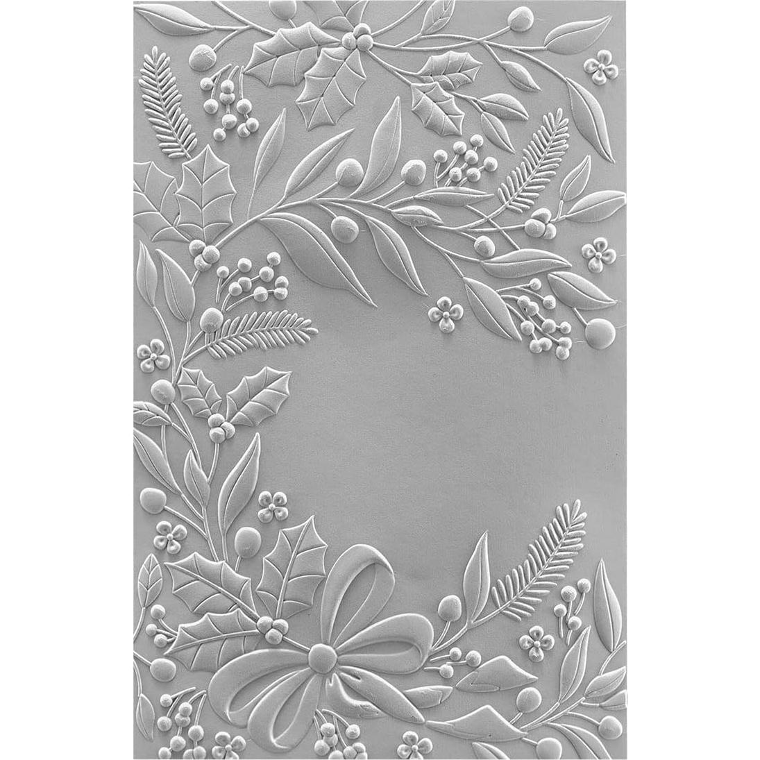 Folder de Embossing 3D Floral Festivo Spellbinders 14x22 cm