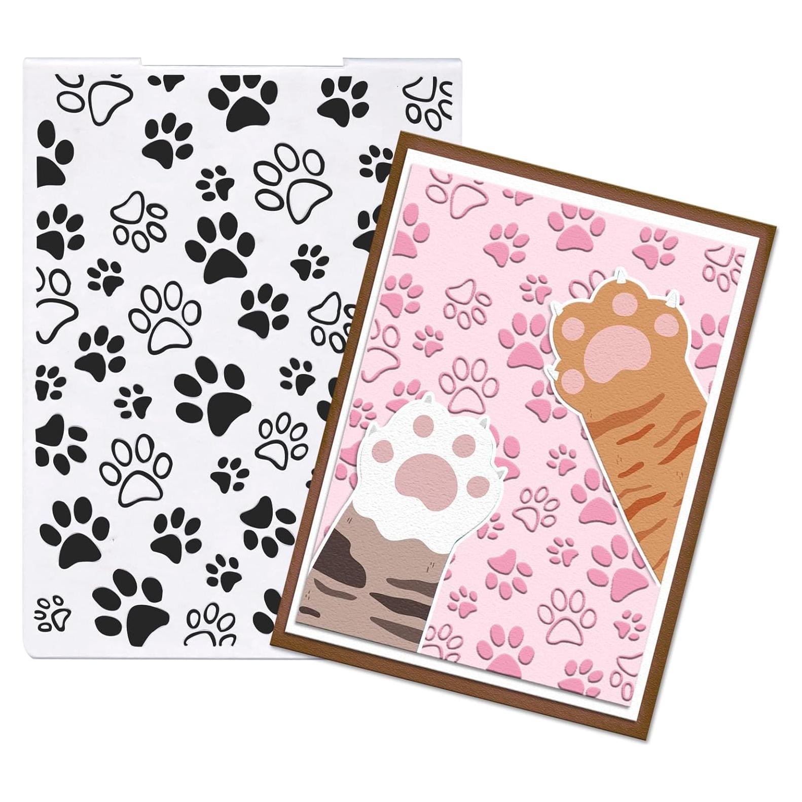 Carpeta de Embossing Huella de Patas Hying 14.5x10.2 cm