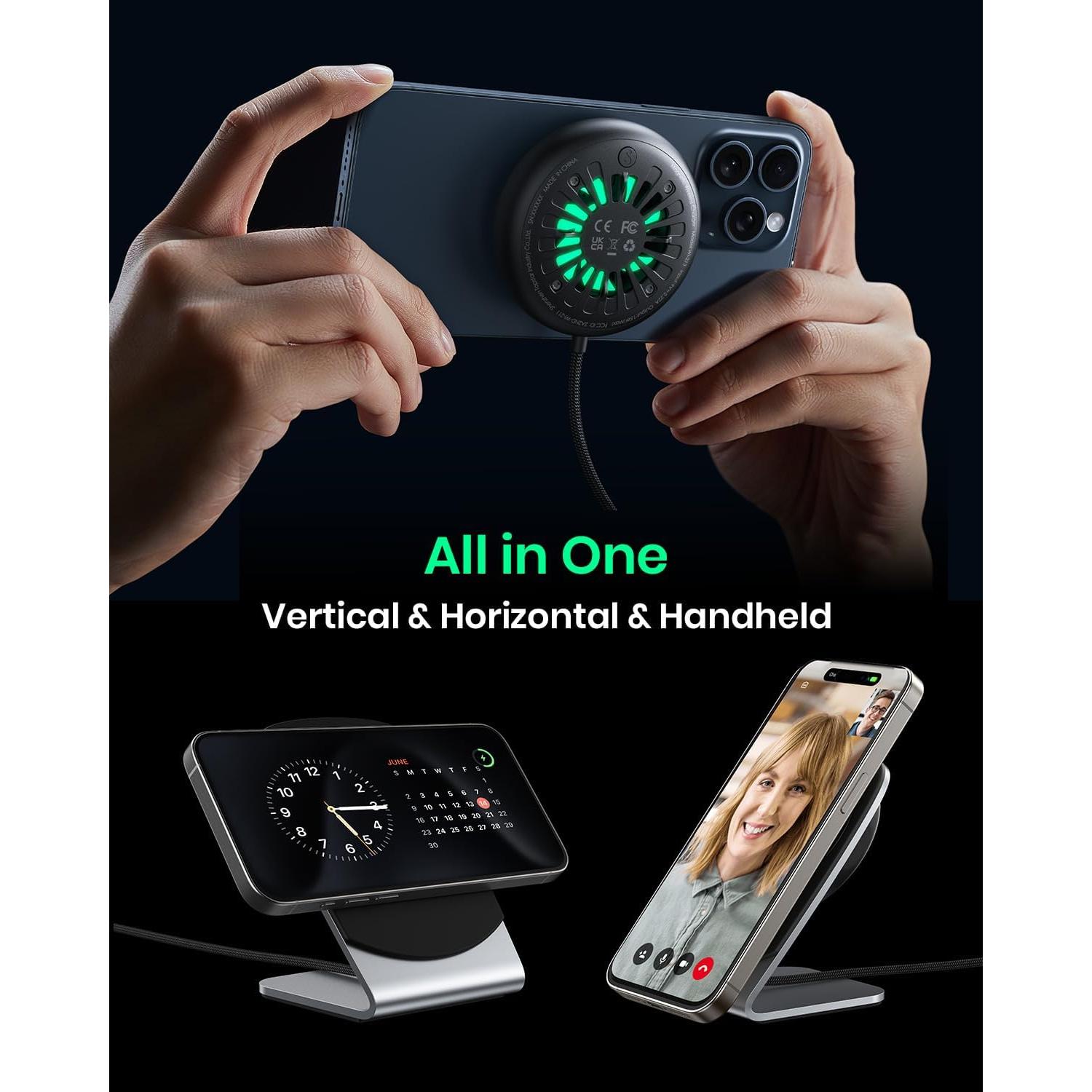 Cargador Inalámbrico INIU MagPro 15W para iPhone 12-16