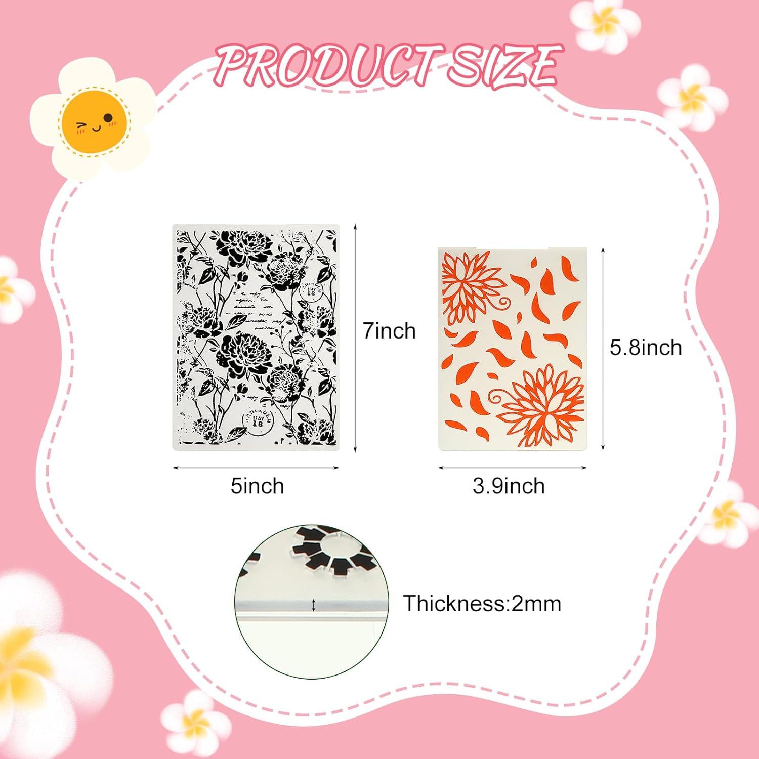 32 Carpetas de Relieve Mumufy para Tarjetas DIY 14.7x9.9cm