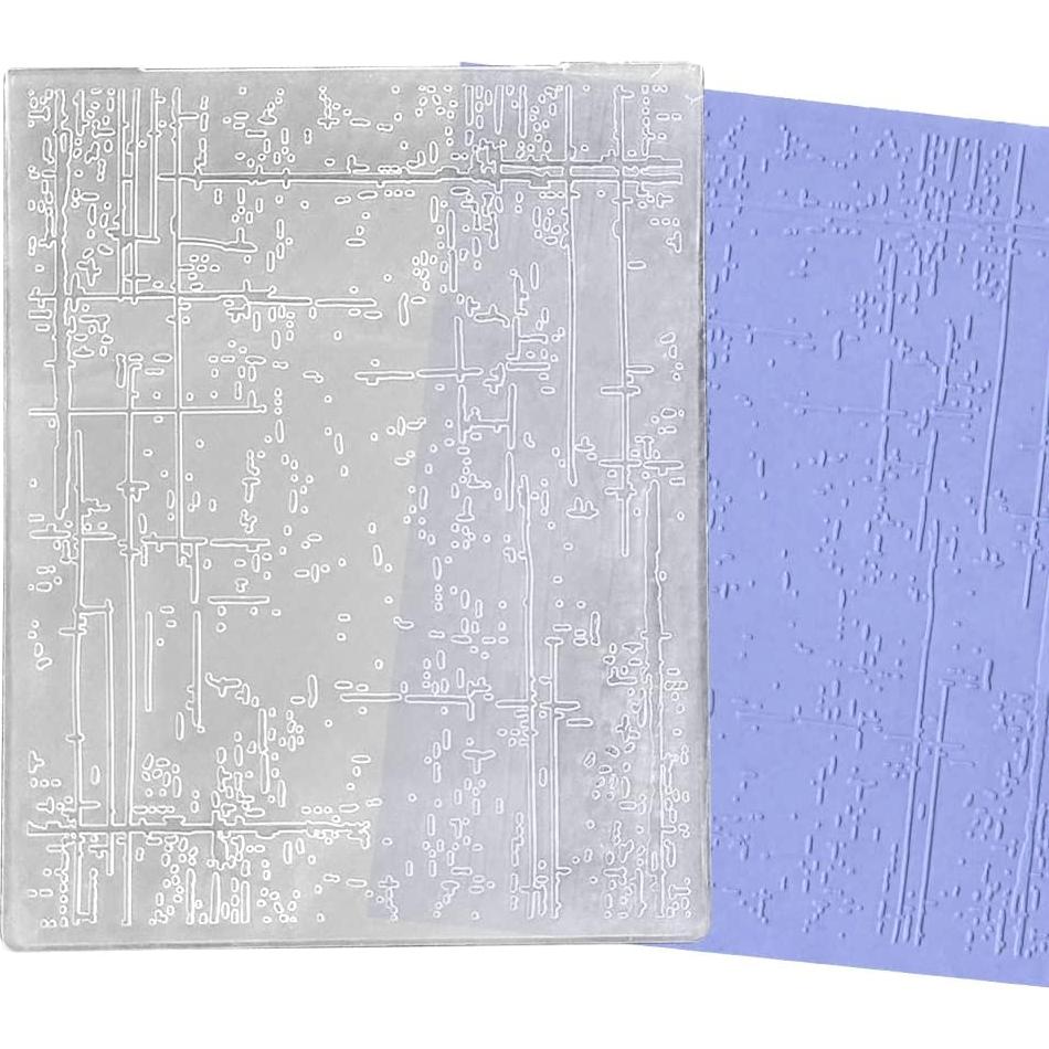 Carpeta de Embossing Texturizada Threetols 15.2x12.1cm