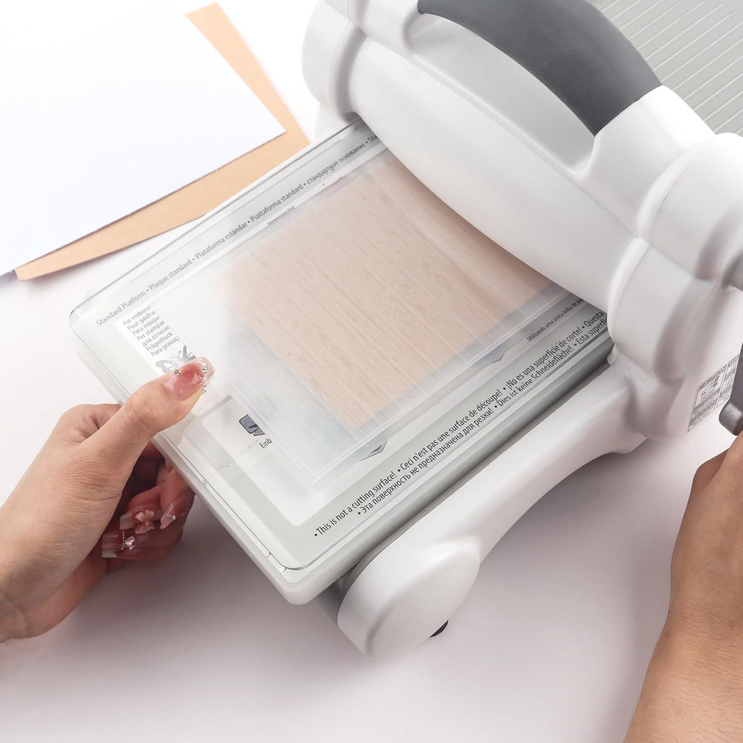 Carpeta de Relieve 3D Briartw Transparente 16.3x11.5cm para Scrapbooking