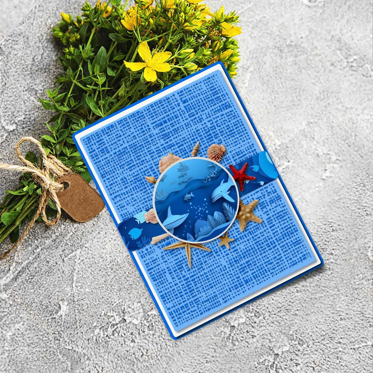 Plantilla de Embossing Hying 3D Rayas Irregulares 10.4x14.5cm