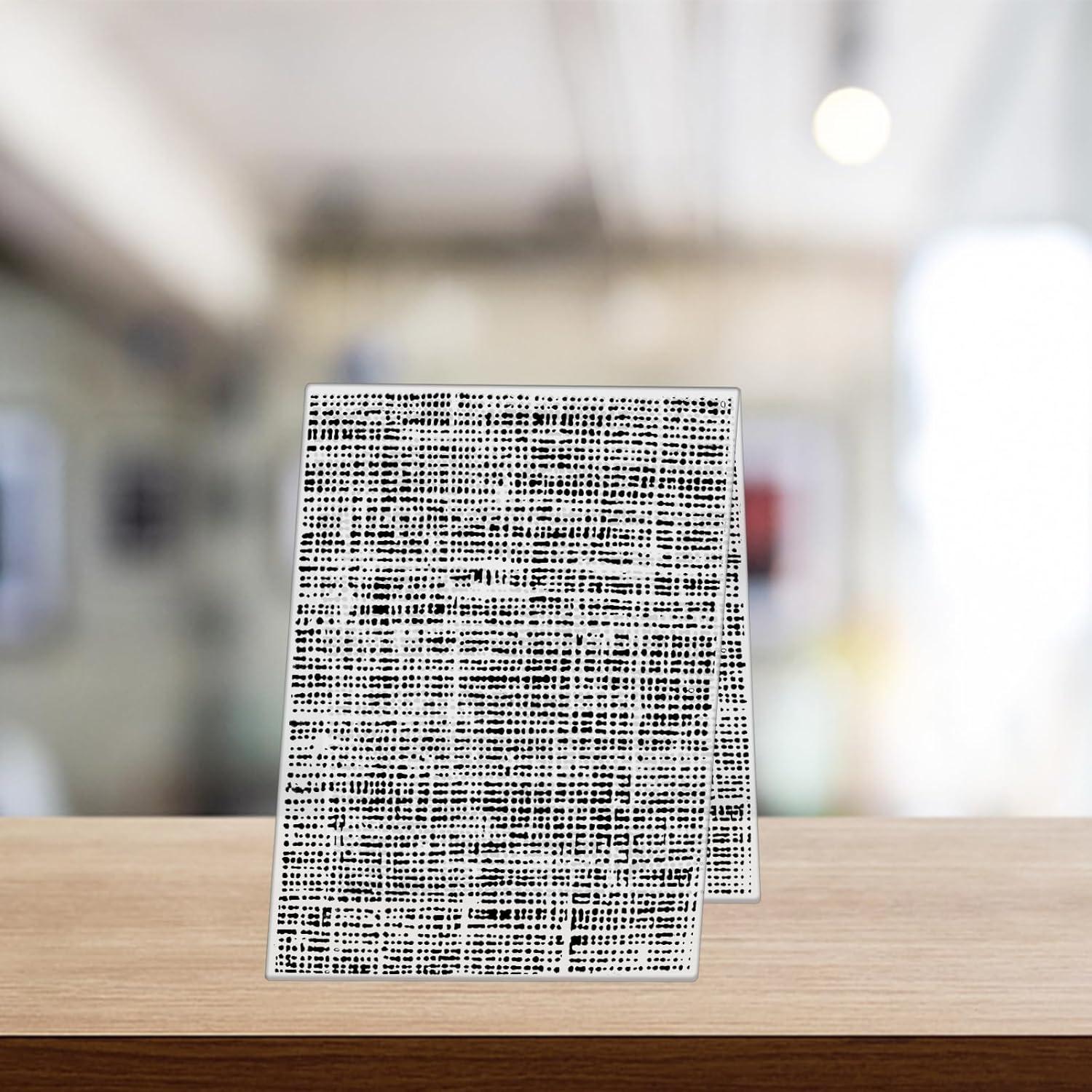 Plantilla de Embossing Hying 3D Rayas Irregulares 10.4x14.5cm