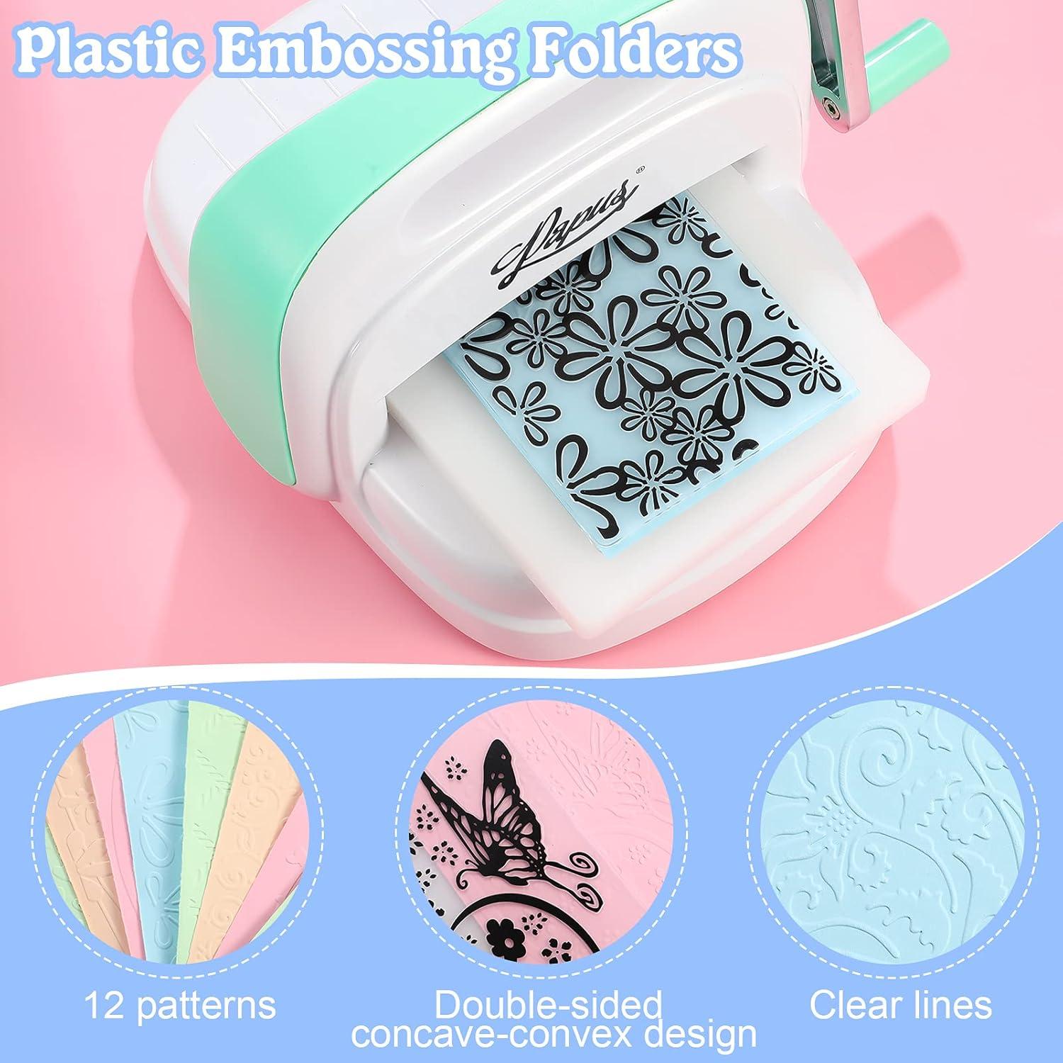 12 Plantillas de Embossing Chengu para Manualidades 29.5x10.5cm