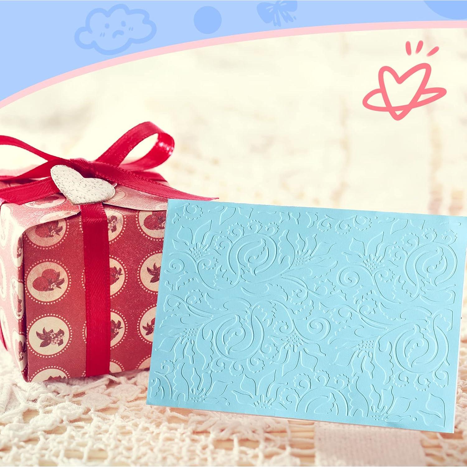 12 Plantillas de Embossing Chengu para Manualidades 29.5x10.5cm