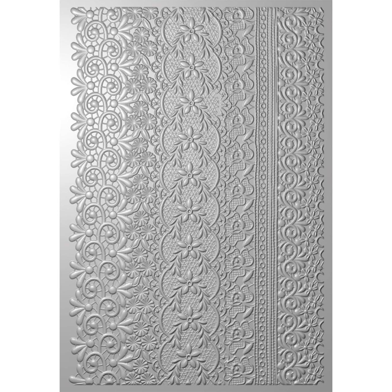 Carpeta de Embossing 3D Sizzix Encaje Eileen Hull 26x16cm