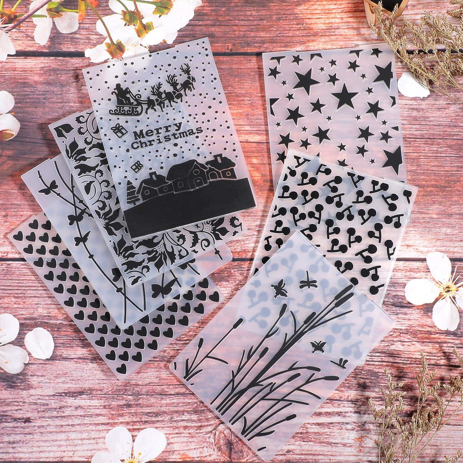 15 Carpetas de Relieve Plástico Outus 14.6x10.7 cm Manualidades