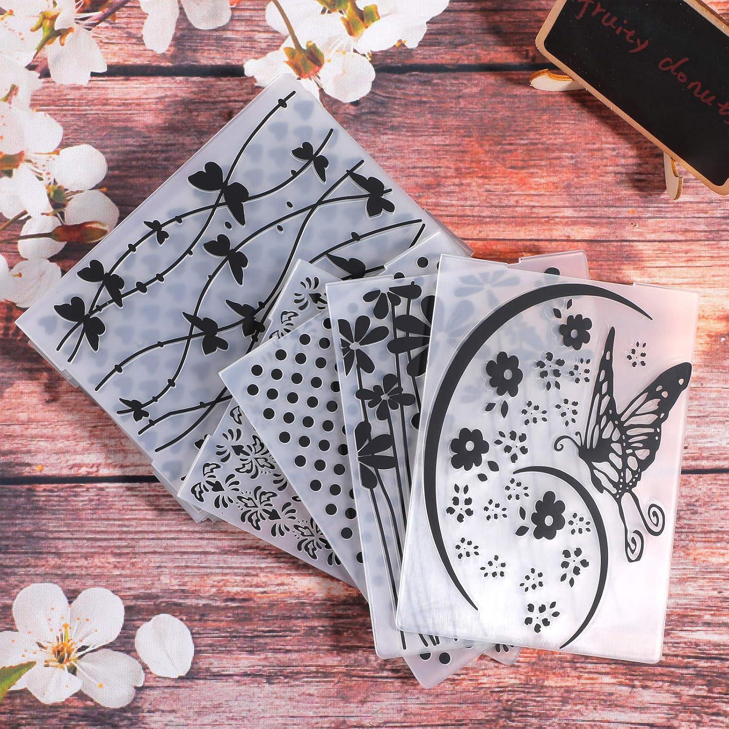 15 Carpetas de Relieve Plástico Outus 14.6x10.7 cm Manualidades