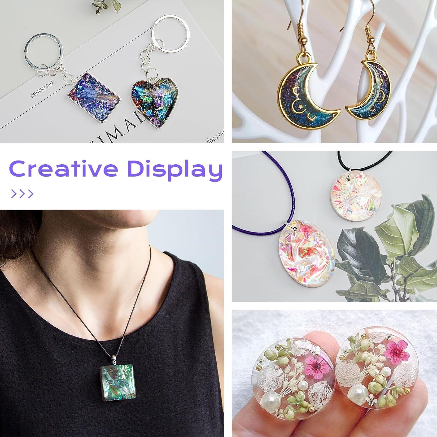 Kit de Resina UV HeyClear 300g para Joyería - Bajo Olor y Rápido Curado