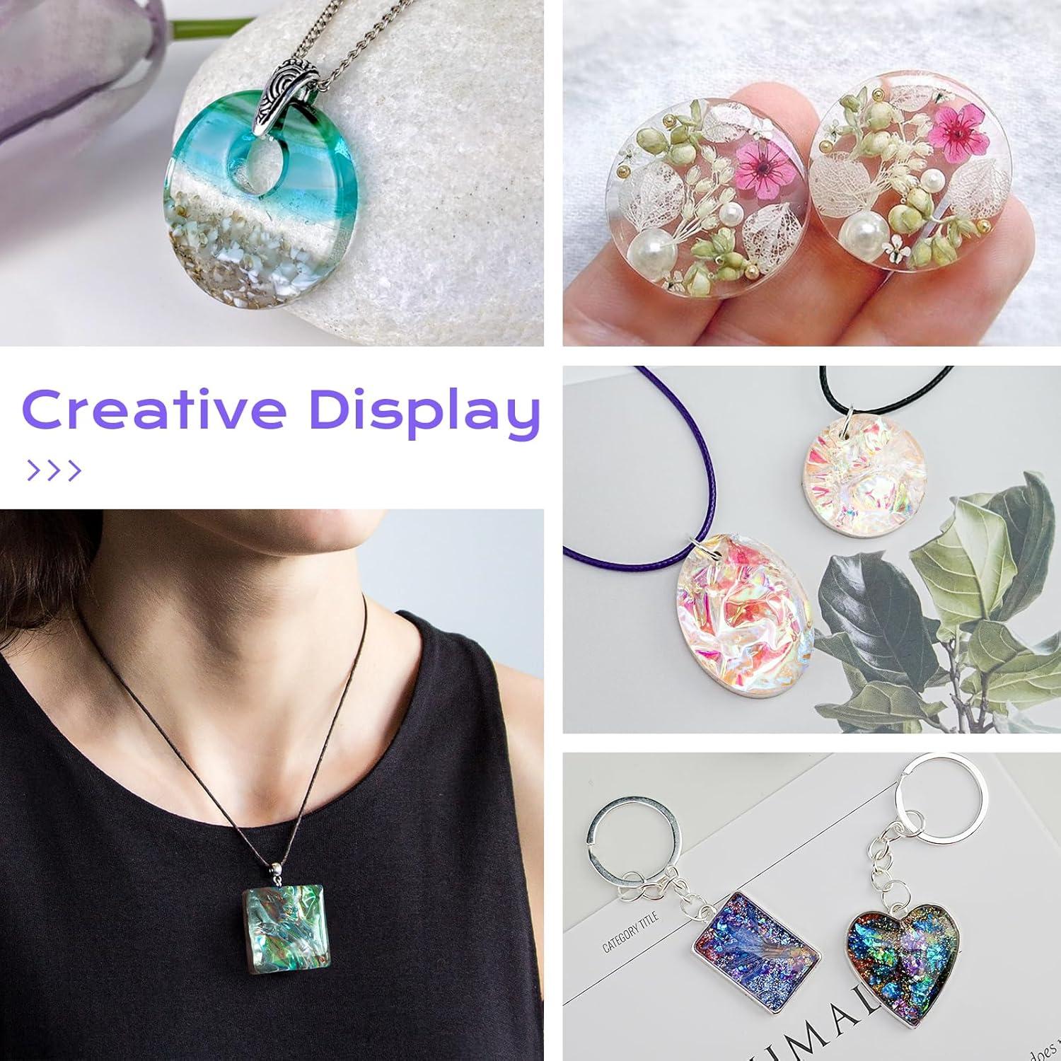 Kit de Resina UV HeyClear 200g con Luz UV y Moldes DIY