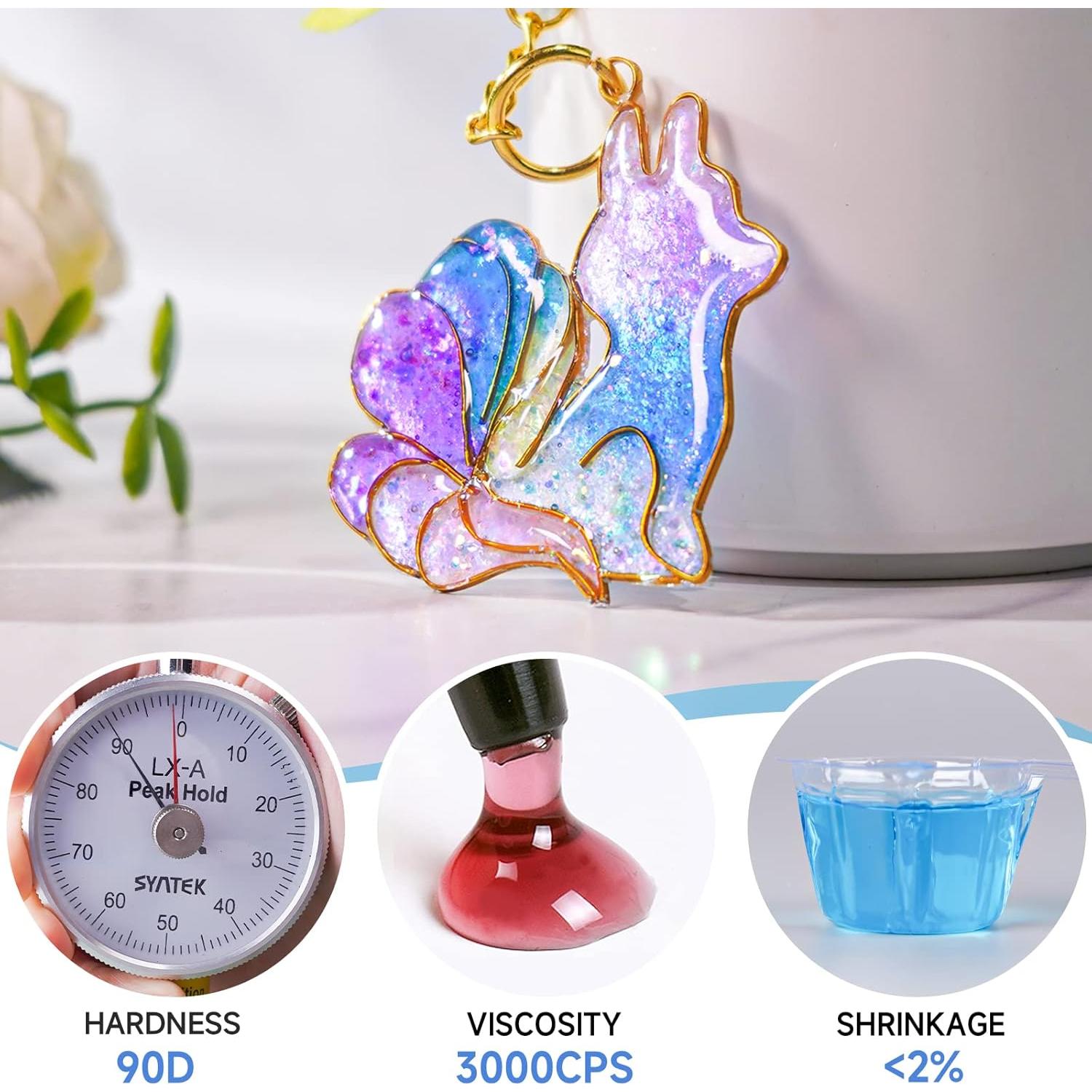 Kit de Resina UV LET'S RESIN 12 Colores 240ml Inodoro