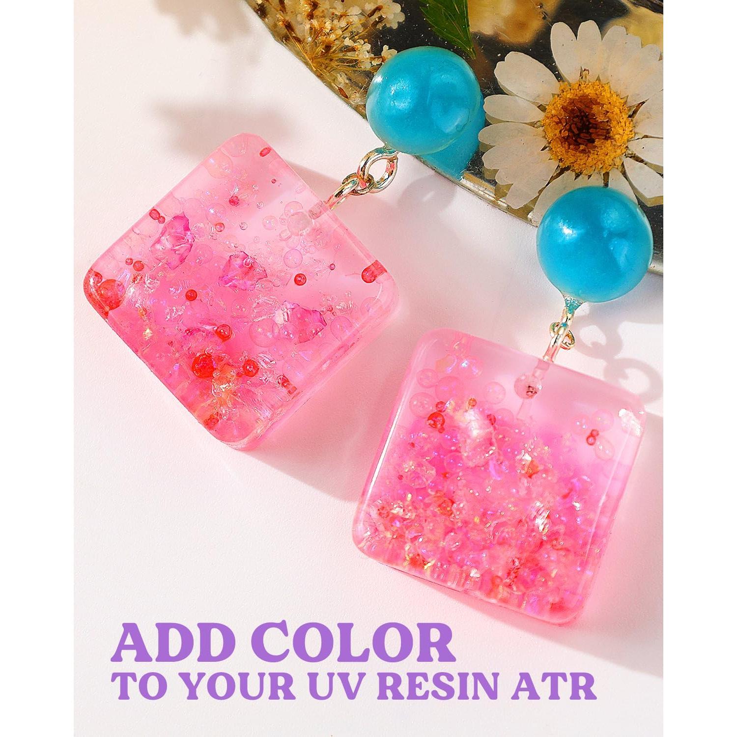 Resina UV Let's Resin 18 Colores 20g para Joyería y Artesanías