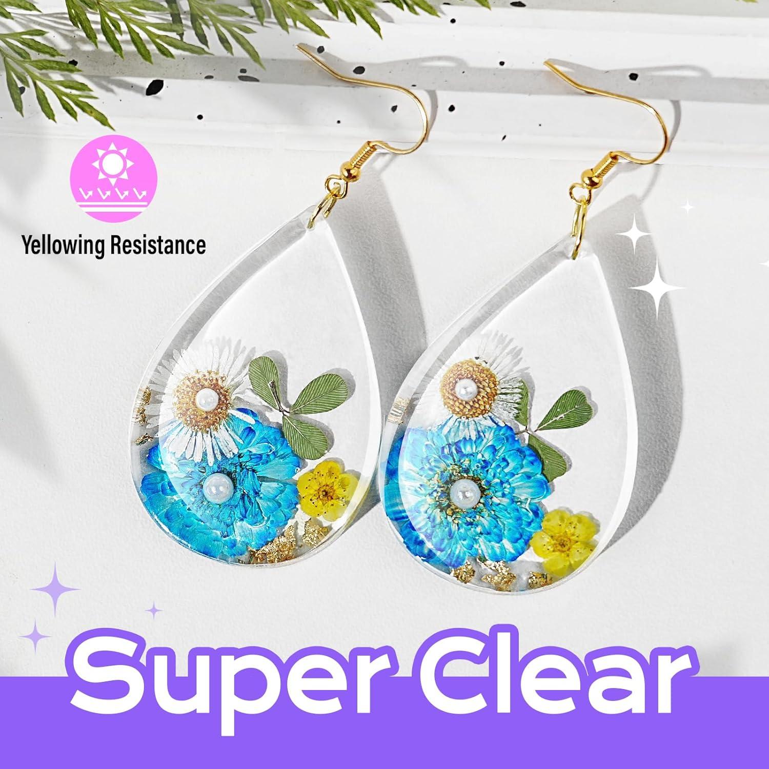 Kit de Resina UV 300g HeyClear - Epoxi Clara y Dura para Manualidades