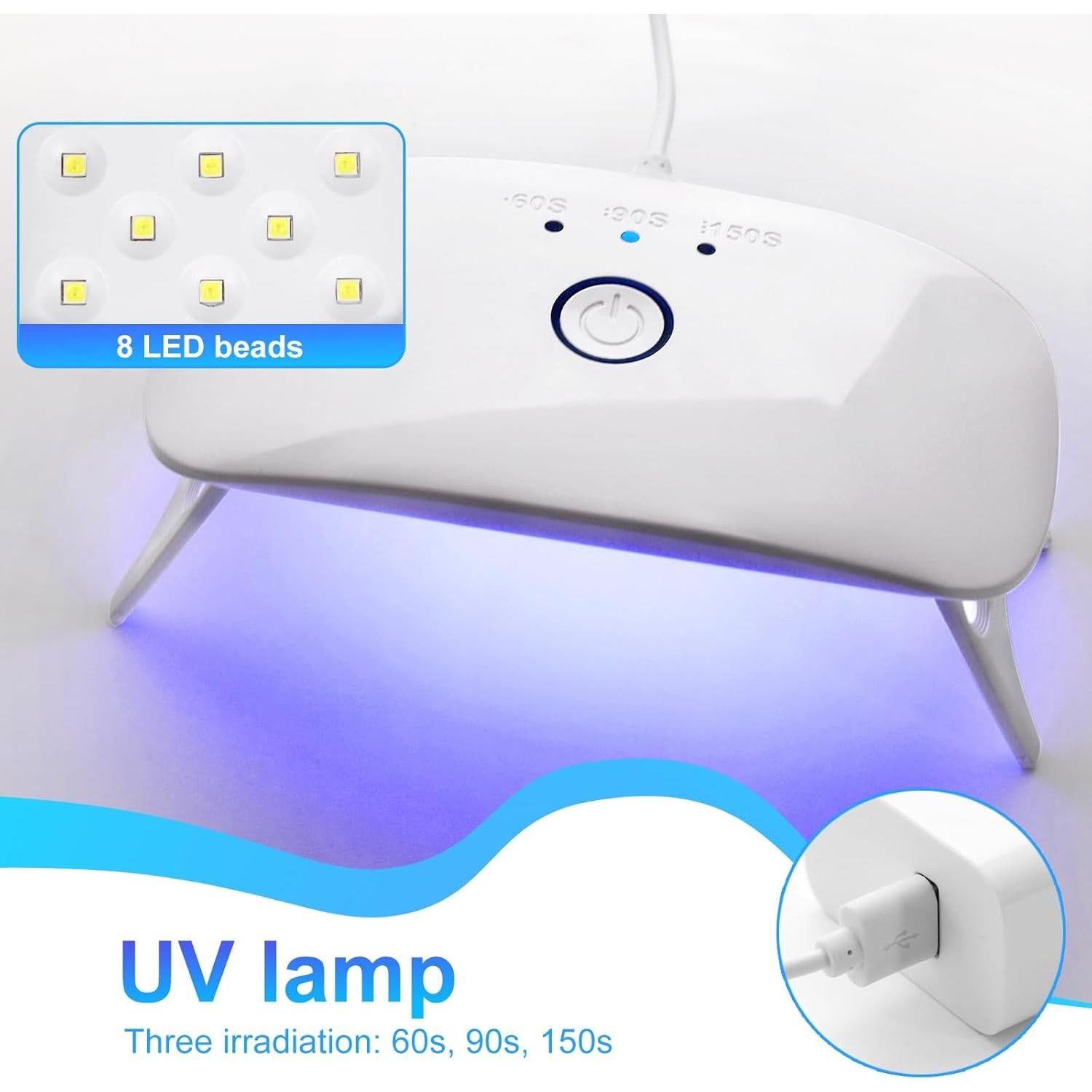 Kit de Joyería con Resina UV KISREL - 400g, Moldes y Luz