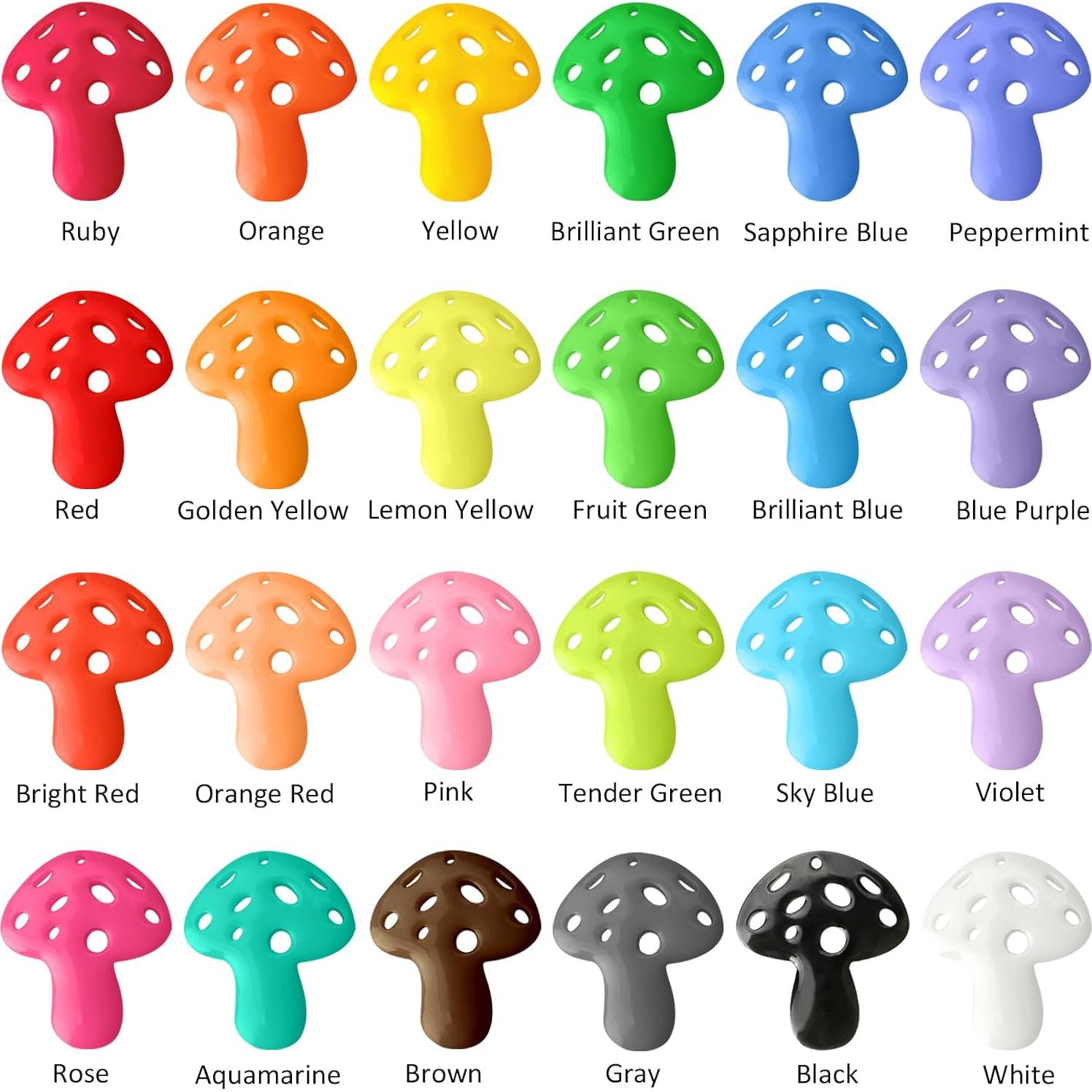 KISREL Kit de Resina UV 24 Colores 20g para Manualidades