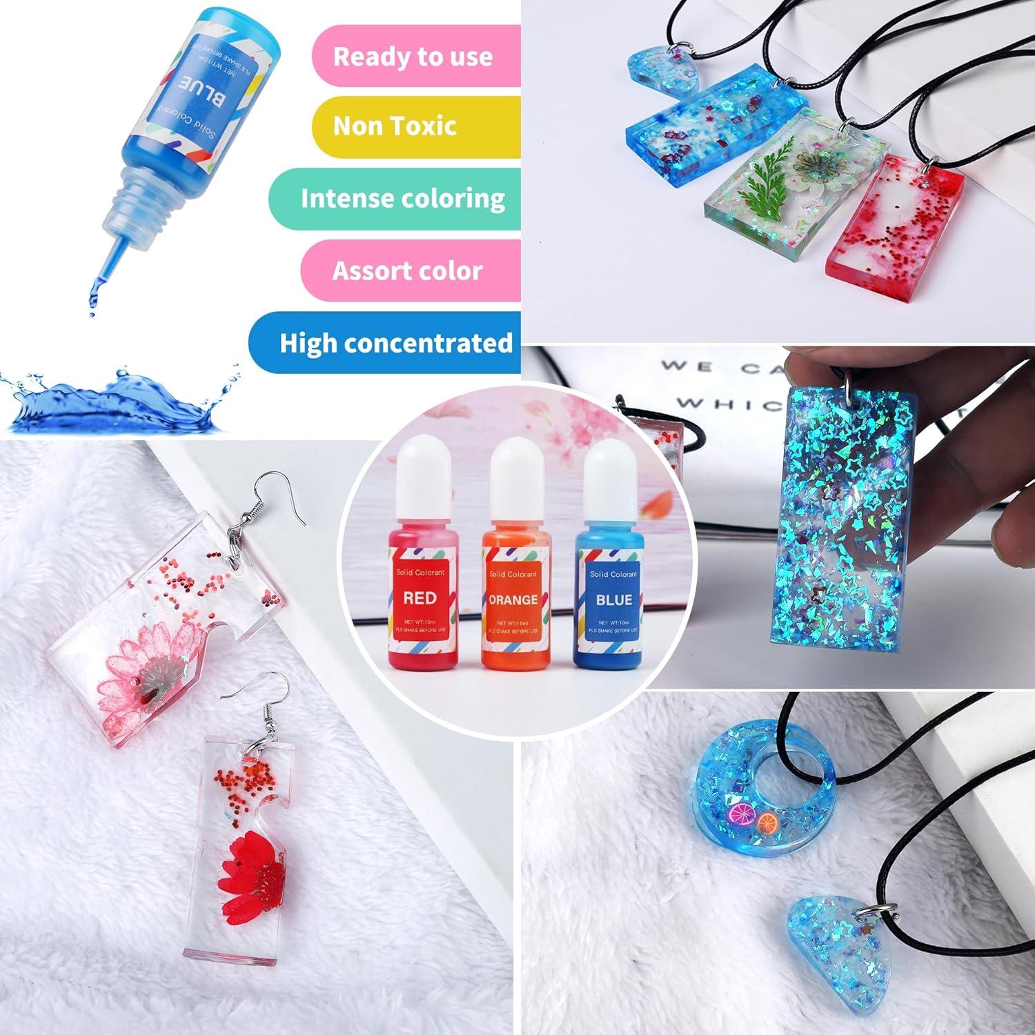 Kit de Resina UV Tamkudoy con Luz y Moldes para Joyería