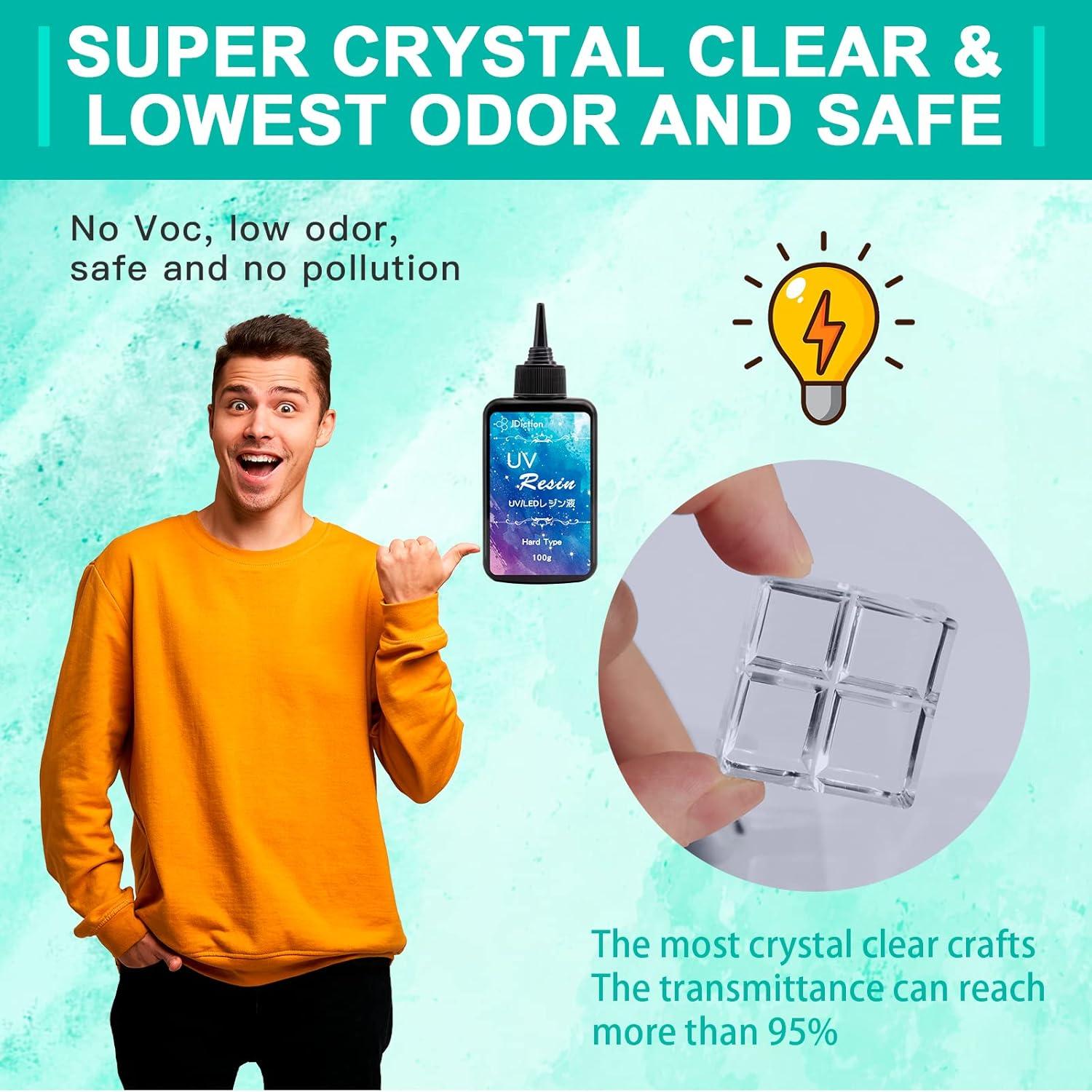 Kit de Resina UV JDiction con Luz UV y Accesorios Completo