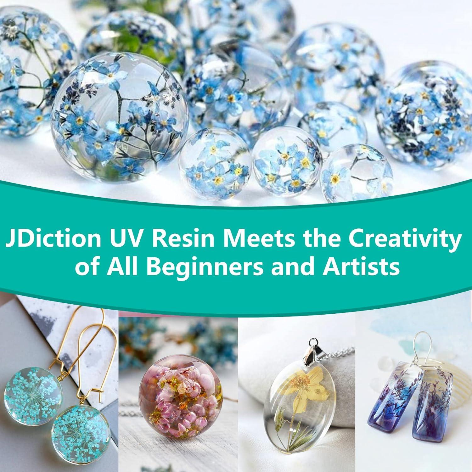 Kit de Resina UV JDiction con Luz UV y Accesorios Completo