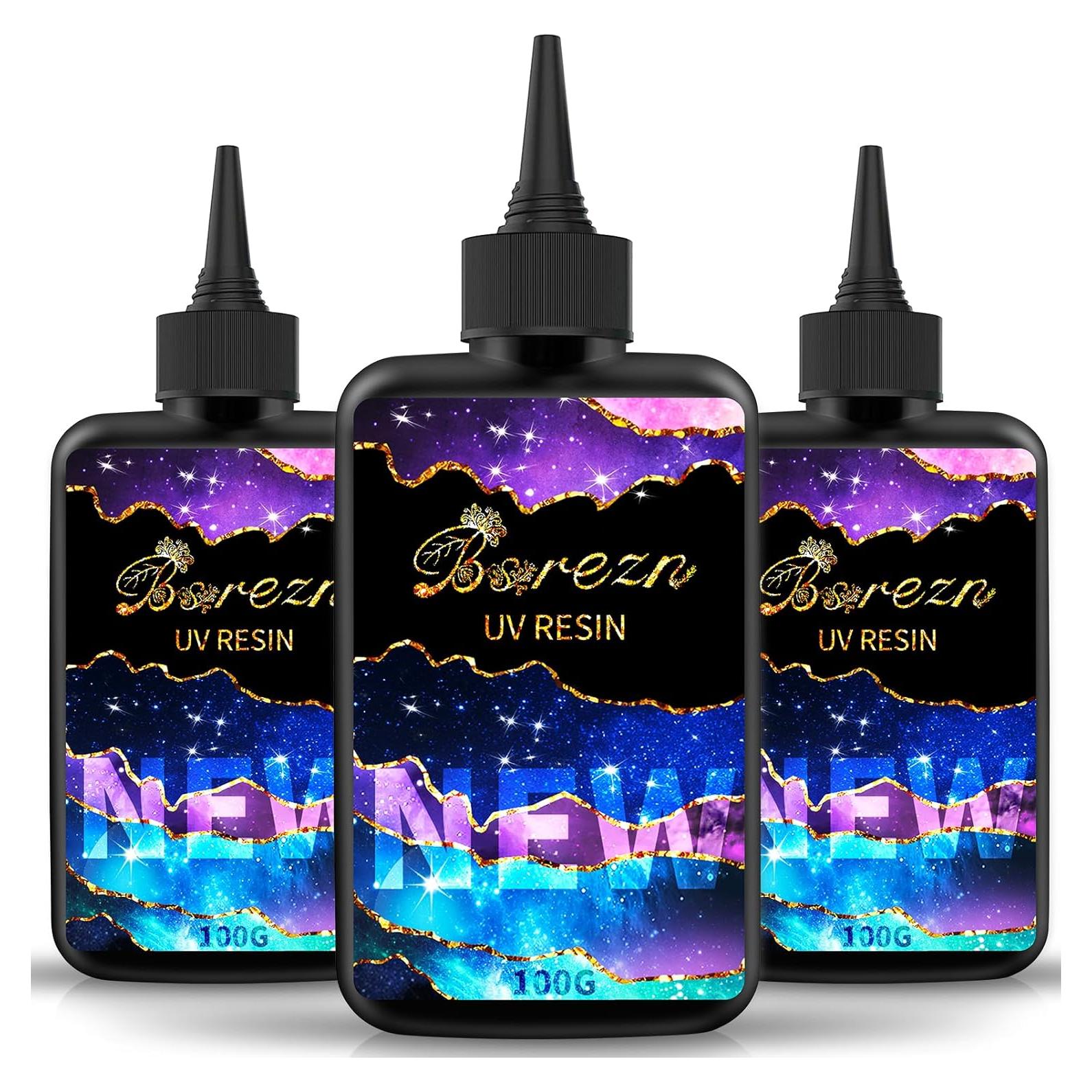 Resina UV Dura Bsrezn 300g para Joyas y Manualidades