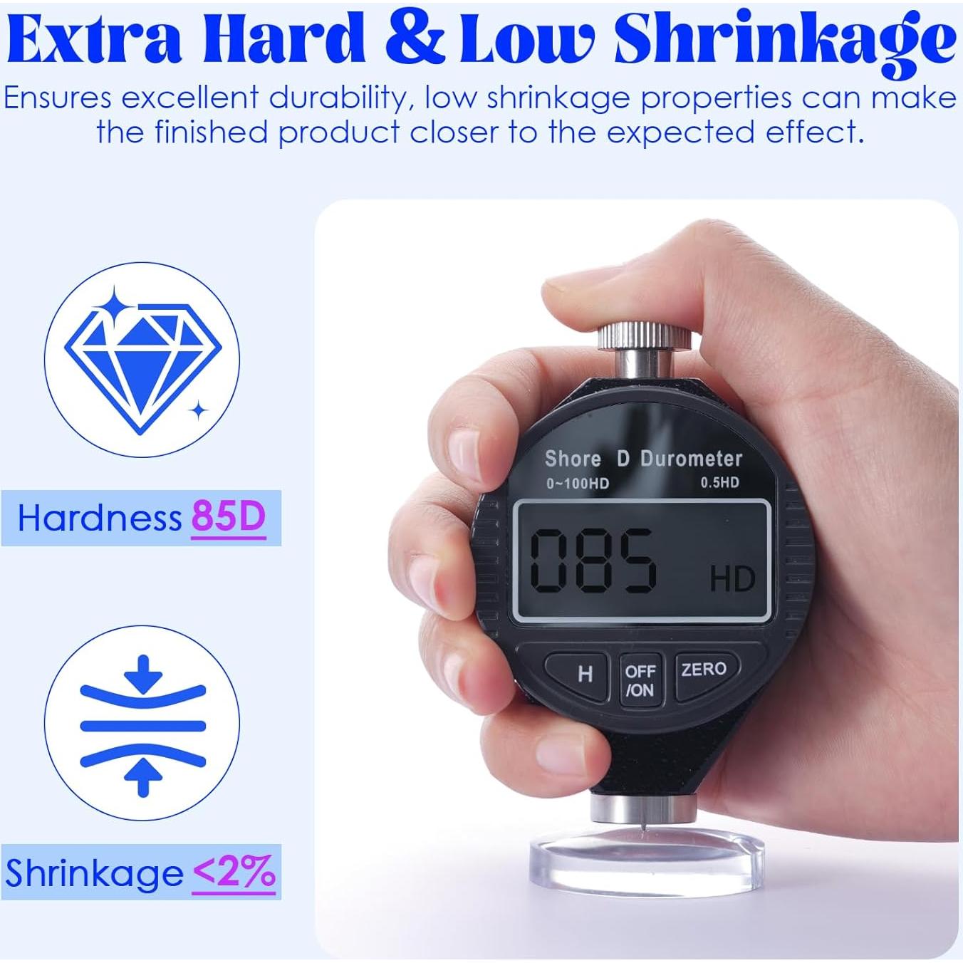 Resina UV Dura Bsrezn 300g para Joyas y Manualidades