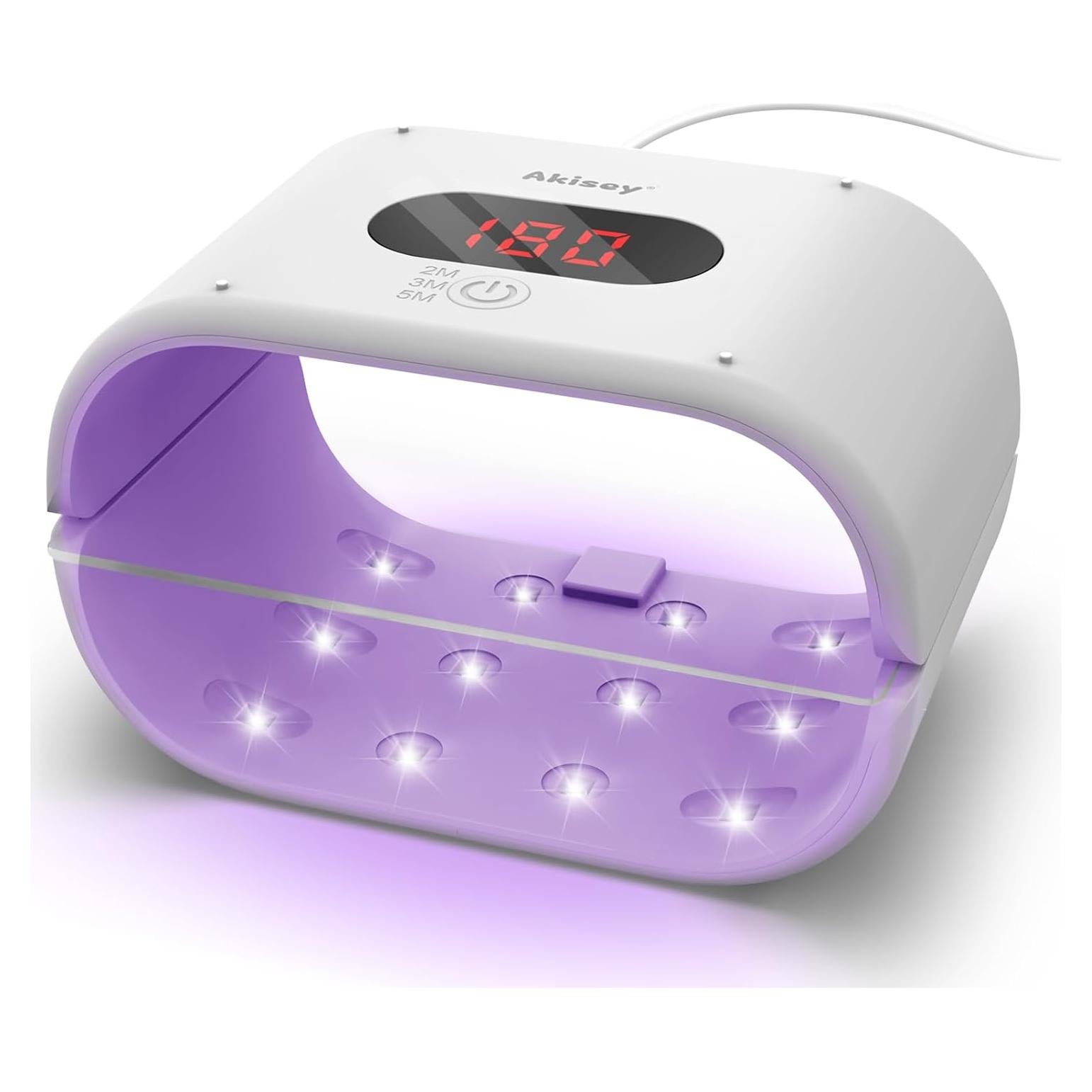 Luz UV de Curado Rápido Akisey 36W Doble Lado 20x20cm