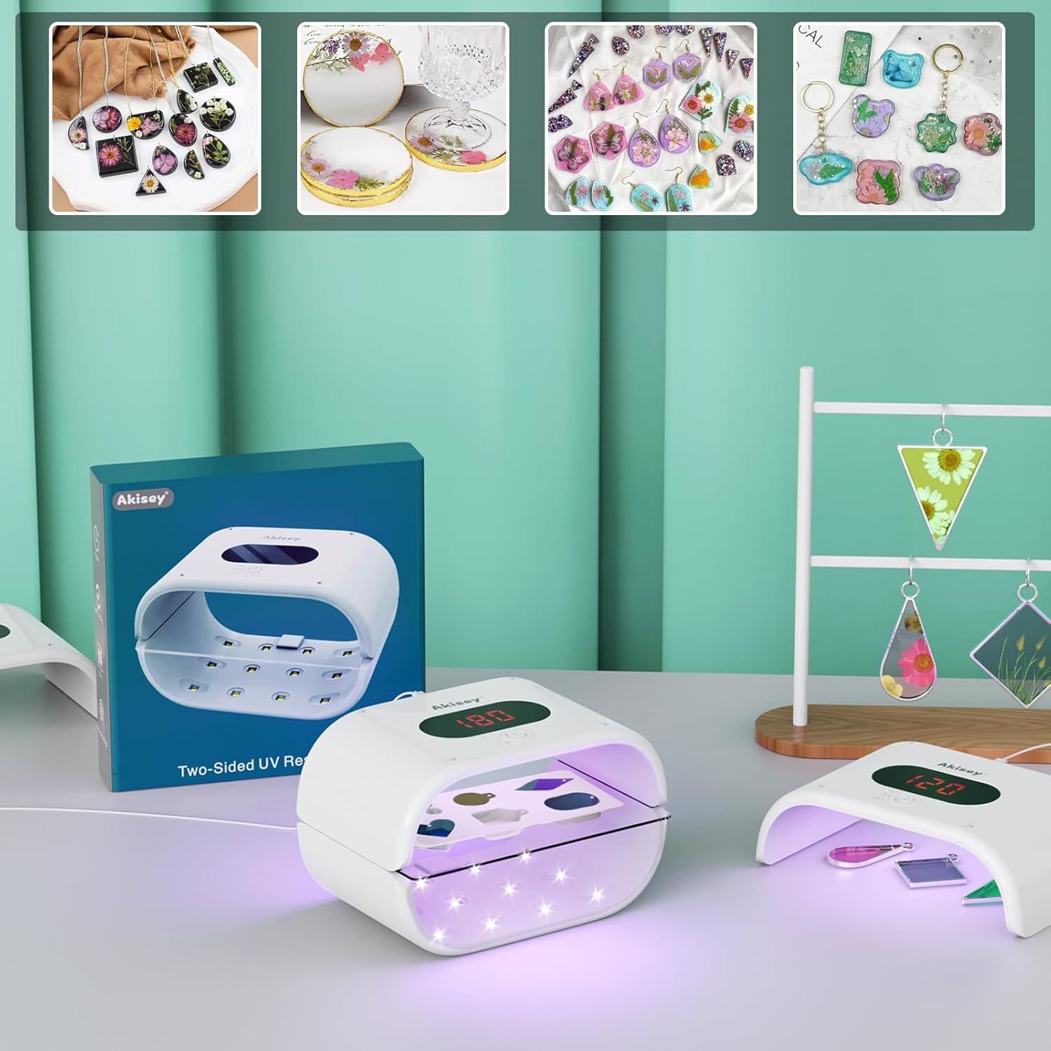 Luz UV de Curado Rápido Akisey 36W Doble Lado 20x20cm