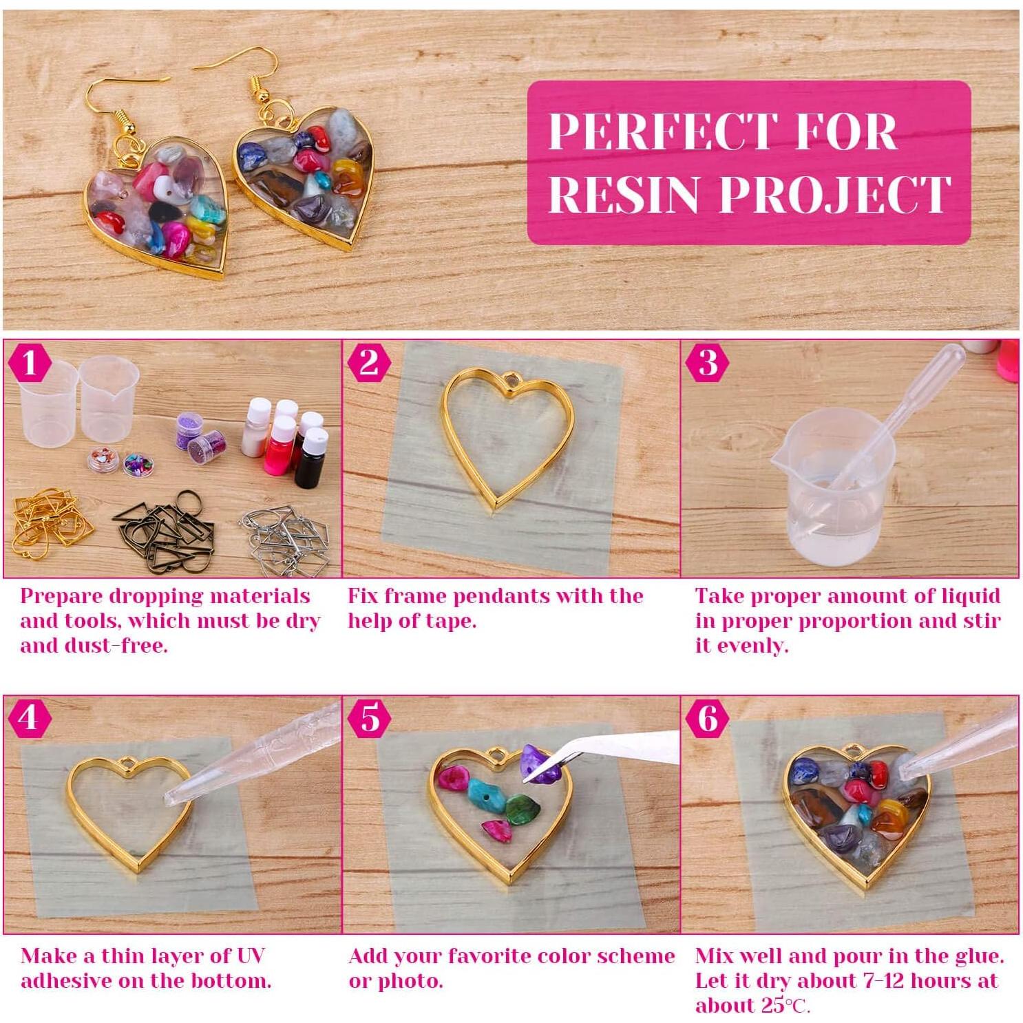 Kit de Moldes de Joyería Shynek - 60 Piezas en 10 Formas