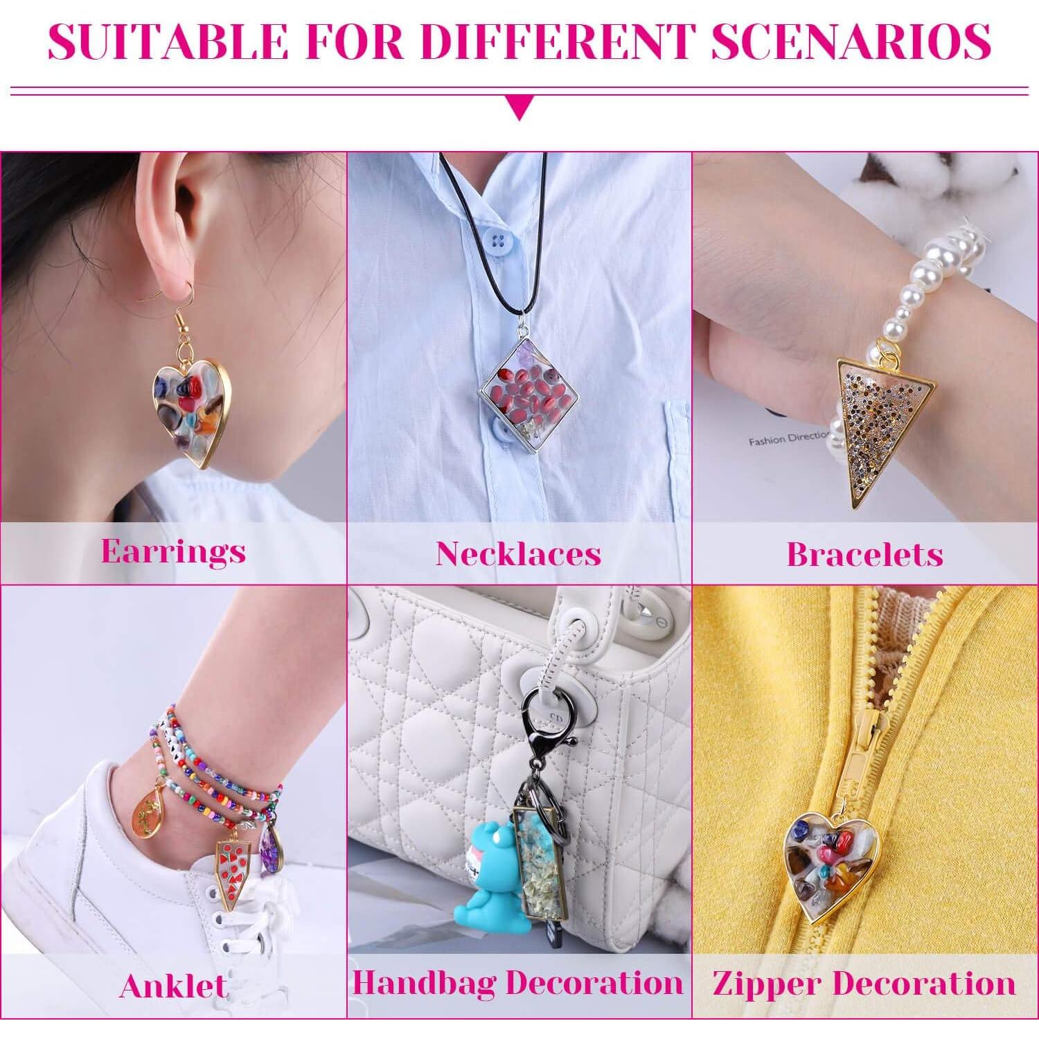 Kit de Moldes de Joyería Shynek - 60 Piezas en 10 Formas