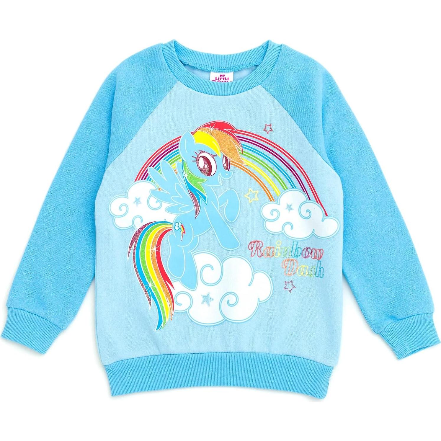 Sudadera Polar Mi Pequeño Pony Rainbow Dash + Gorro 10-12