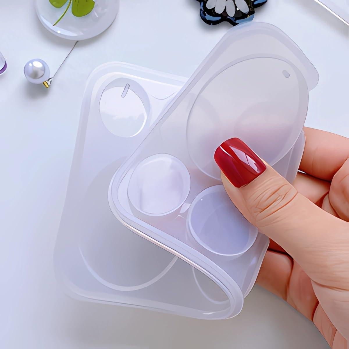 Kit de Moldes de Joyería RESIN GO 128 Pcs Silicona