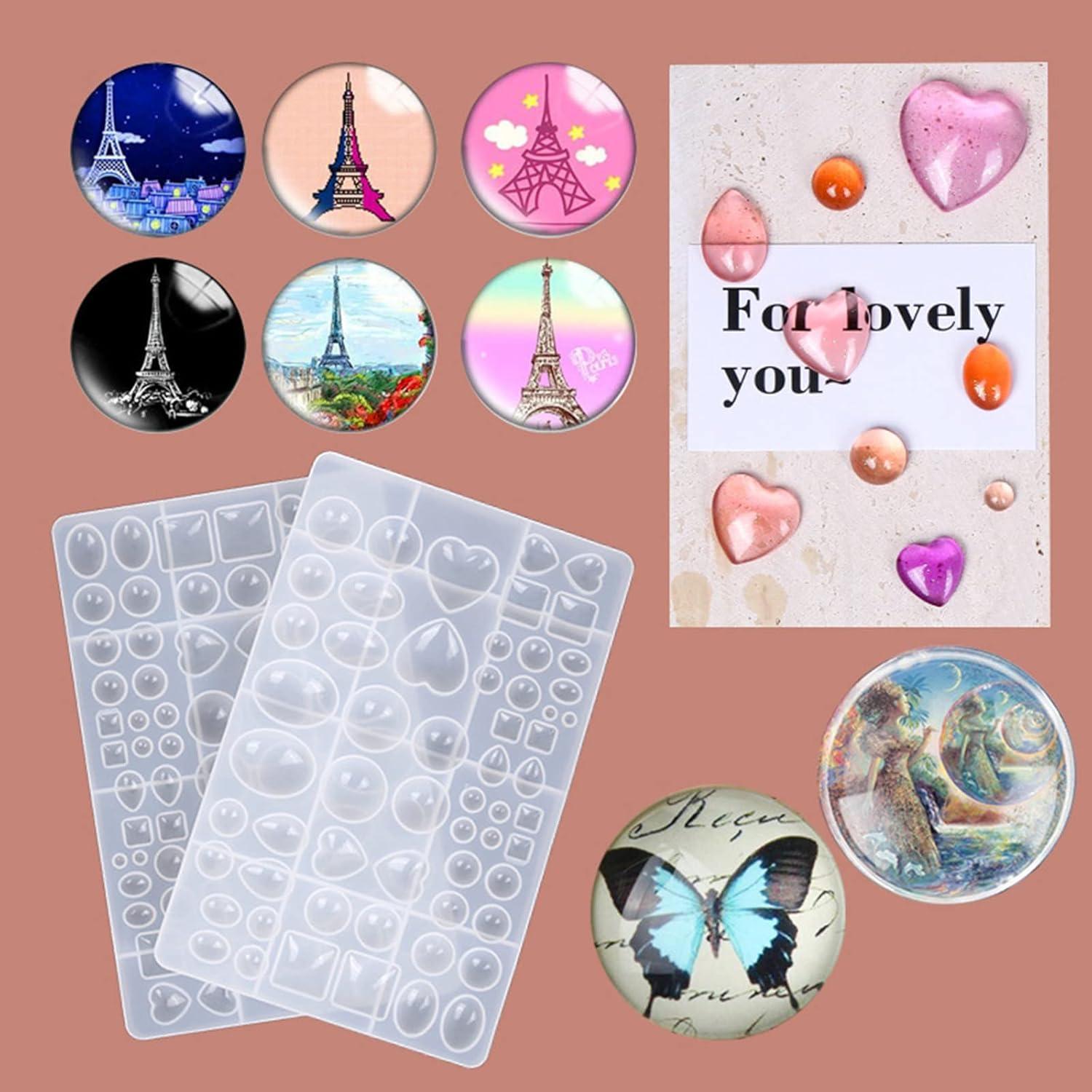 Molde de Joyas de Silicona DD-life 2 Pcs para Manualidades