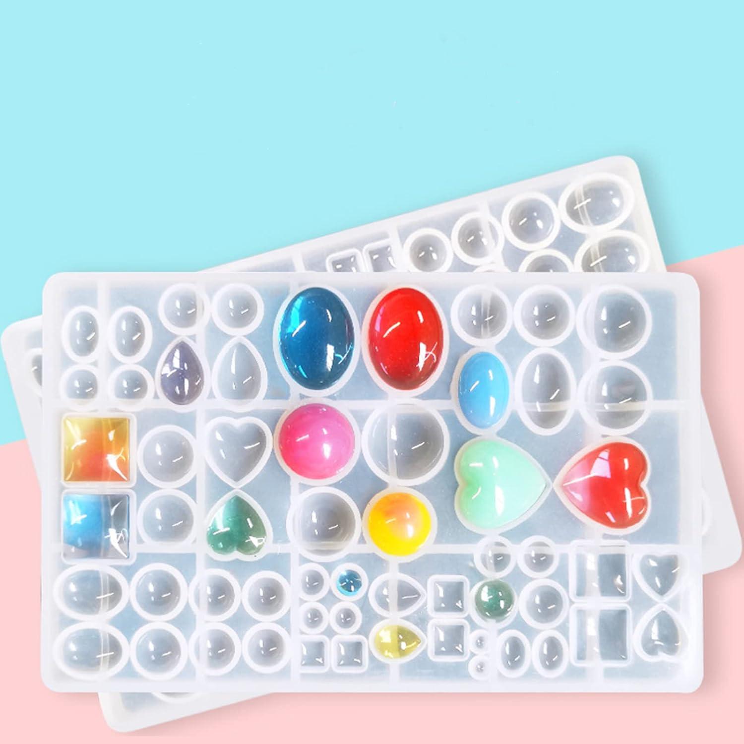 Molde de Joyas de Silicona DD-life 2 Pcs para Manualidades