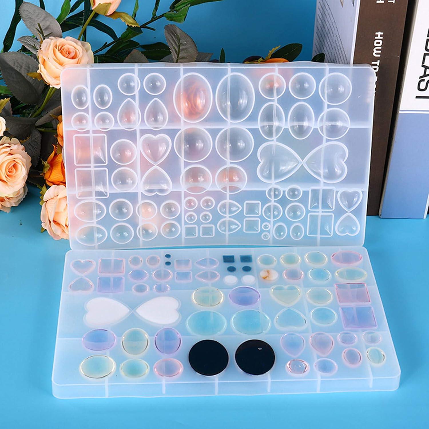 Molde de Joyas de Silicona DD-life 2 Pcs para Manualidades