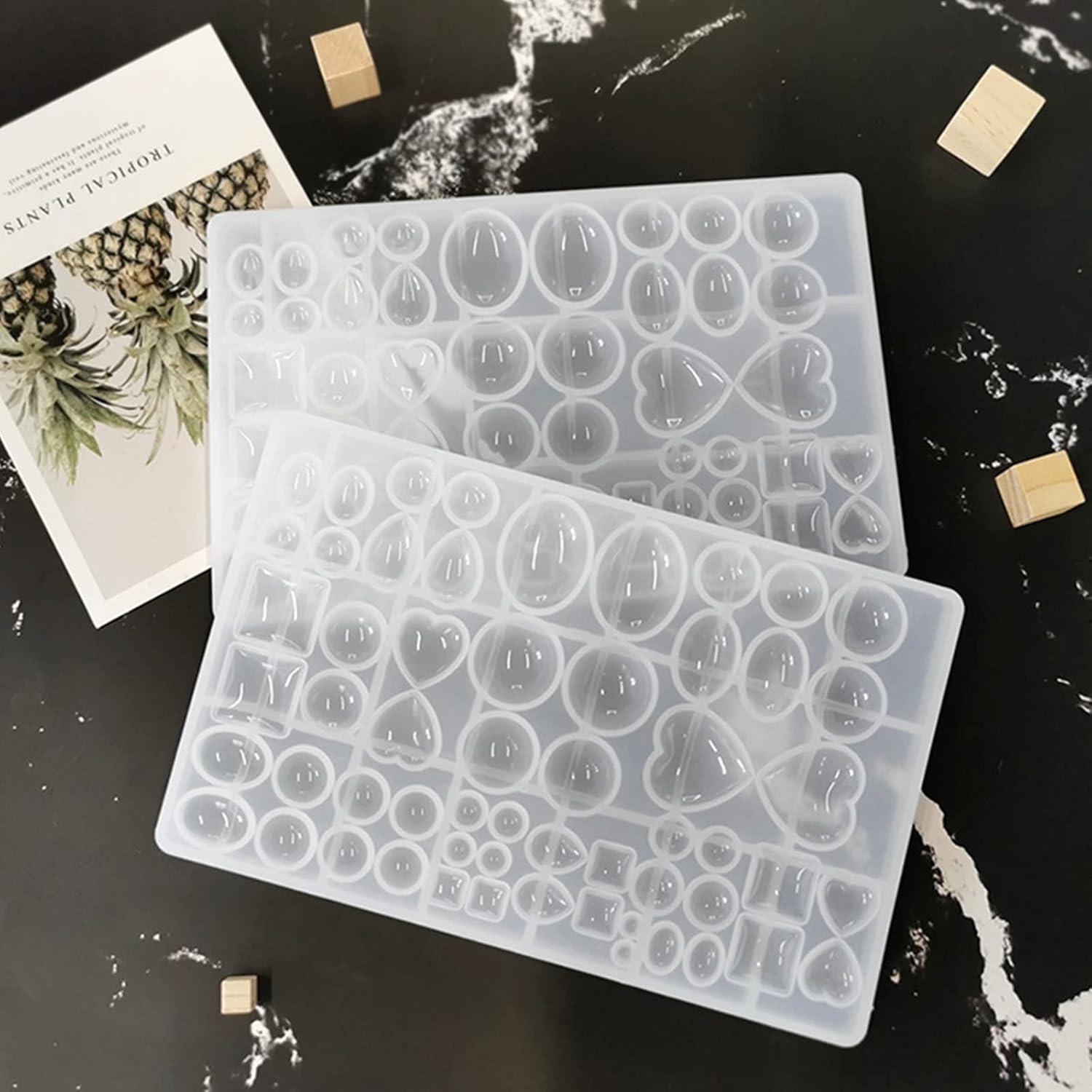 Molde de Joyas de Silicona DD-life 2 Pcs para Manualidades