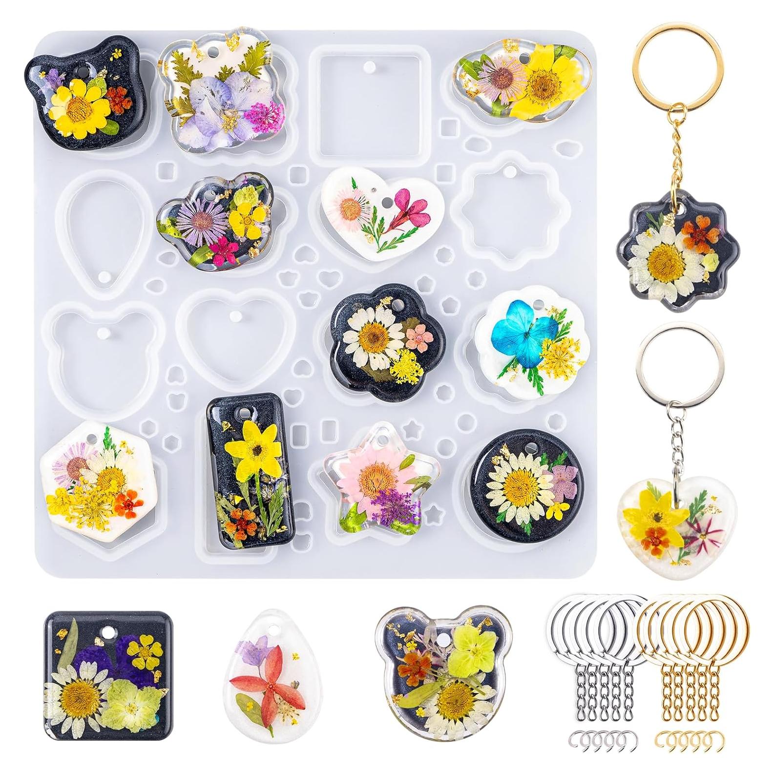 Moldes de Silicona para Joyería LET'S RESIN - 16 Cavidades