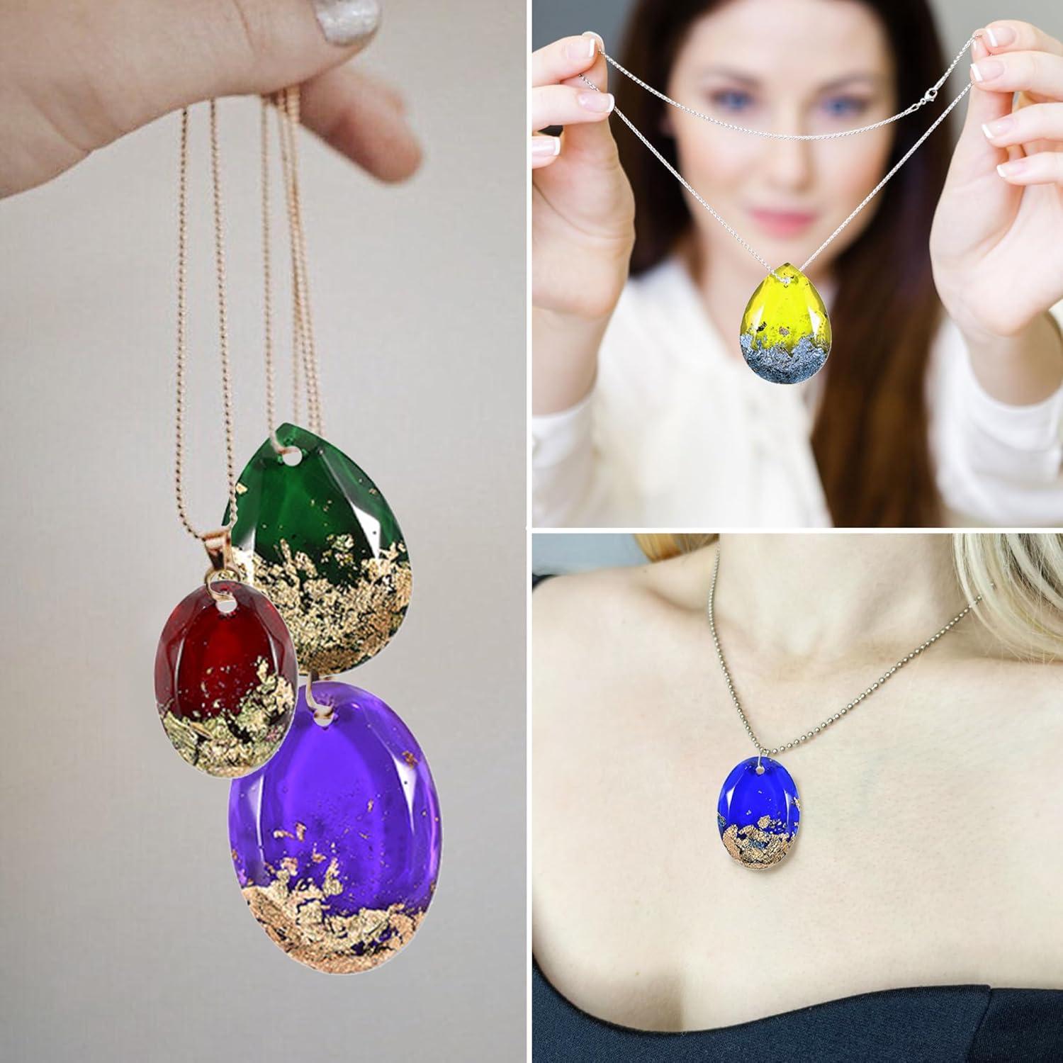 Moldes de Joyería de Silicona Ysqool Ovalados 6 Cavidades