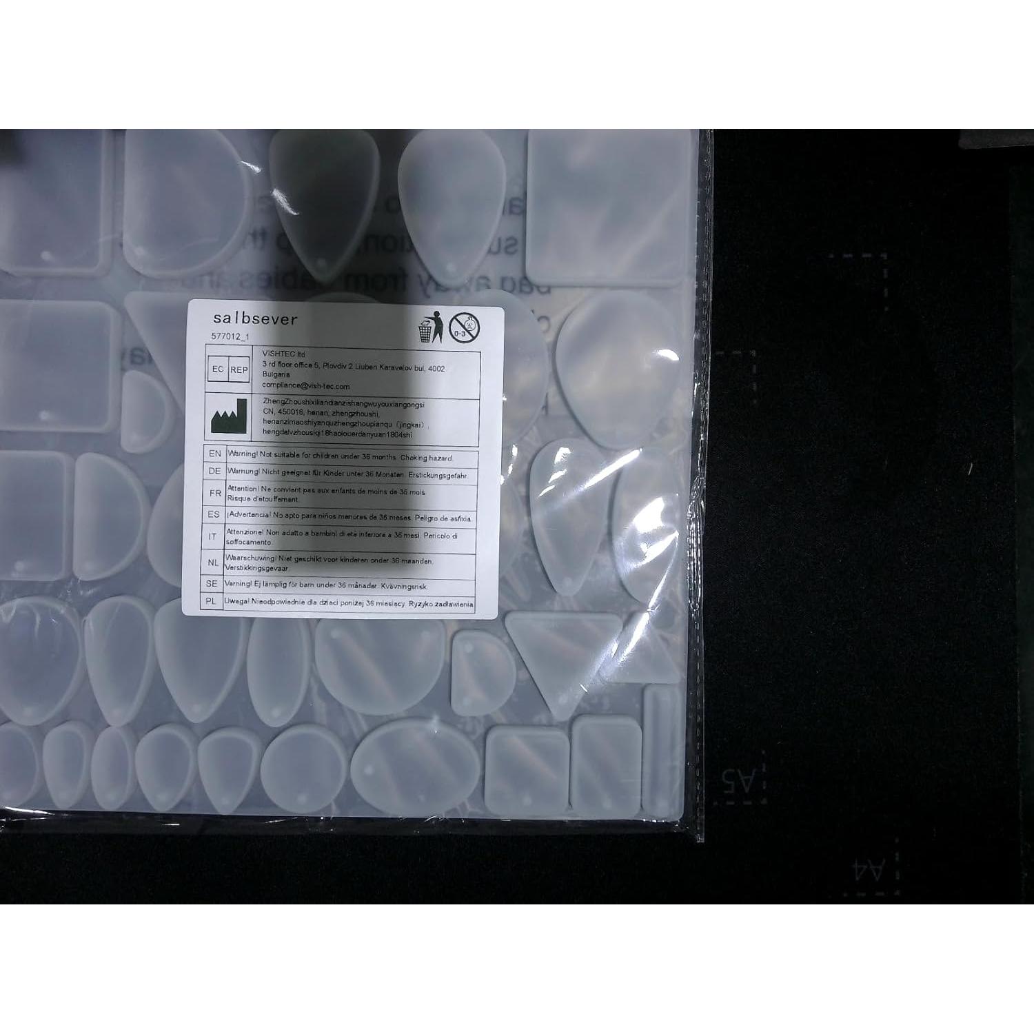 Moldes de Silicona para Joyería de Resina 38 Formas Salbsever