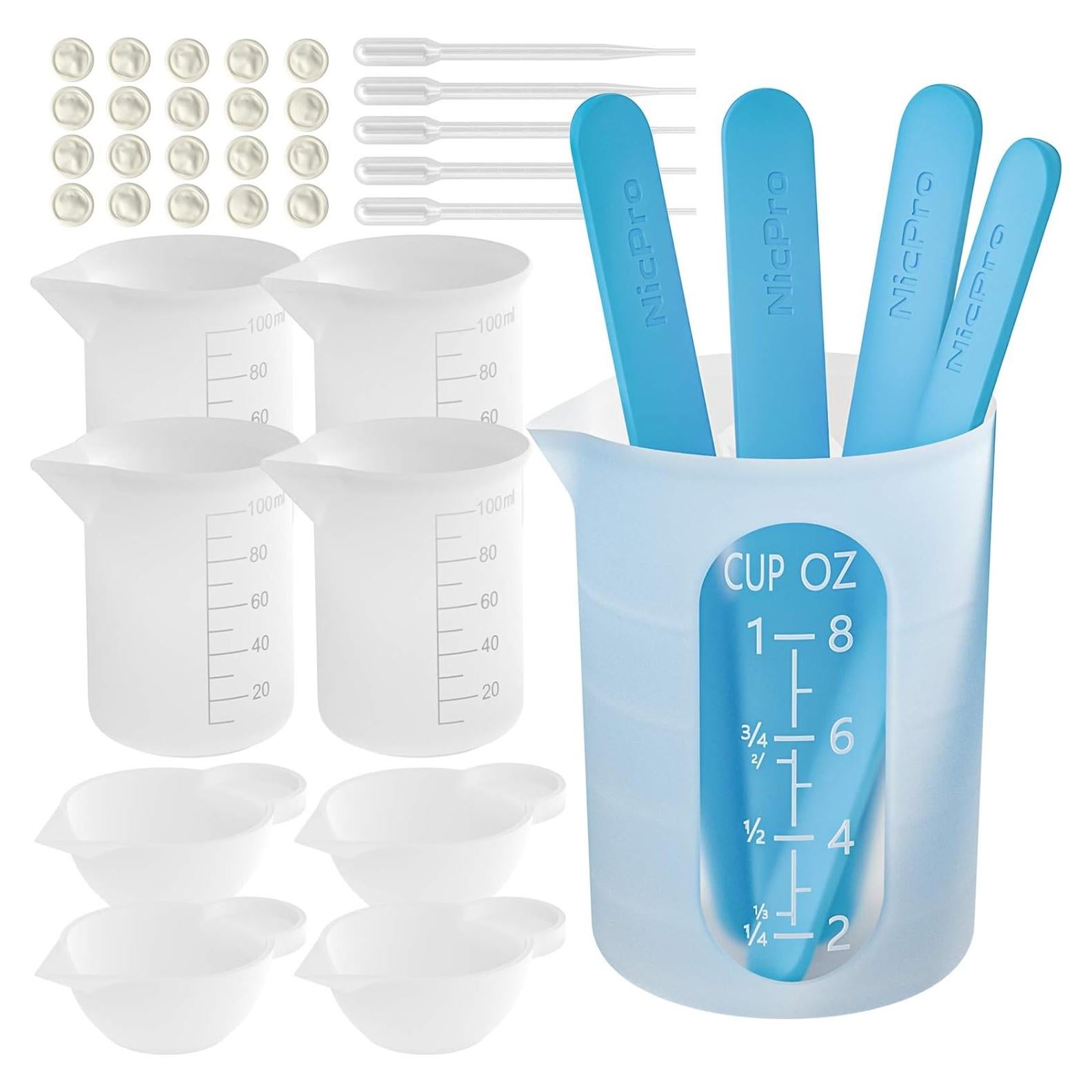 Kit de herramientas para resina Nicpro 250ml y 100ml