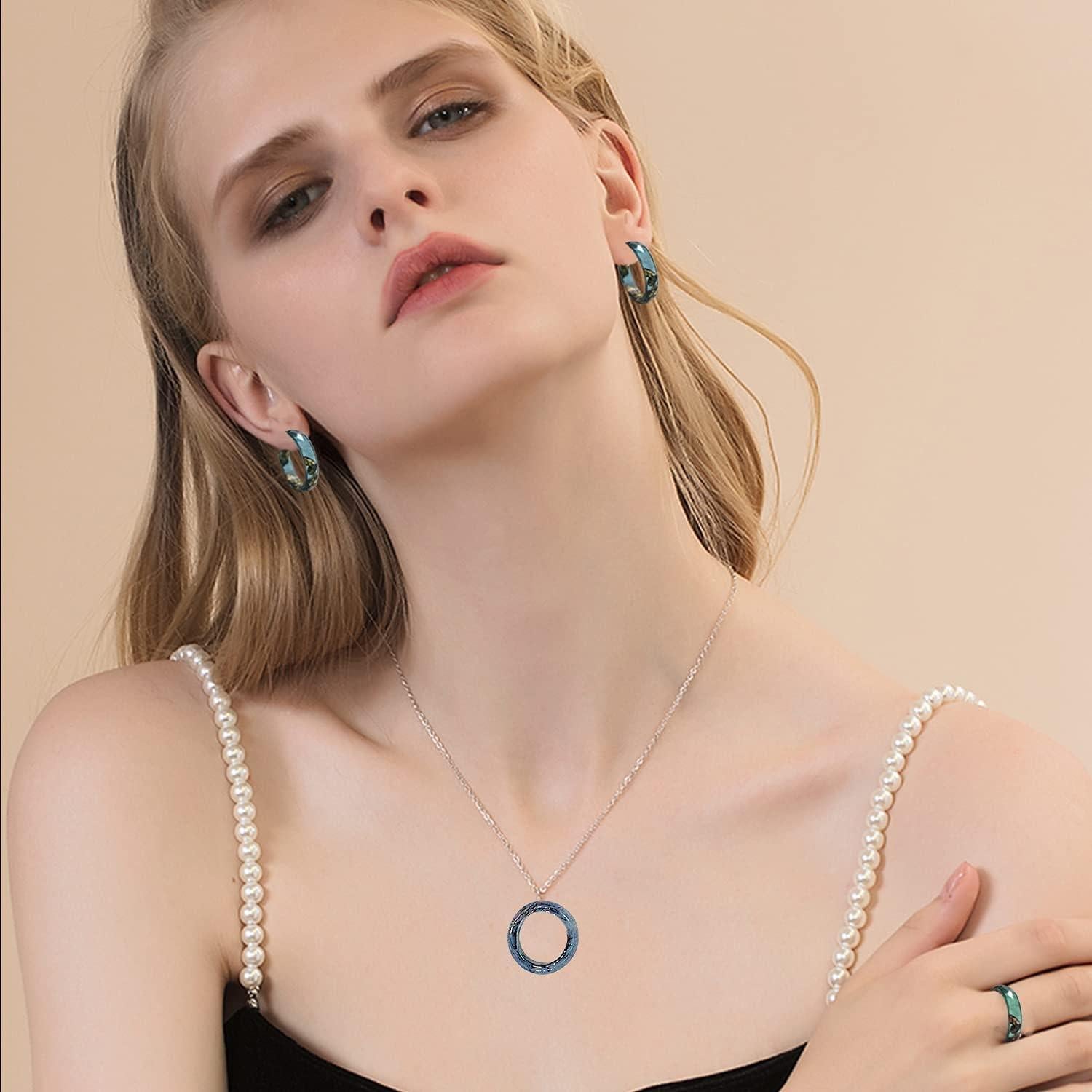 Molde de Anillo de Resina Senweit, Silicona 14 Tamaños