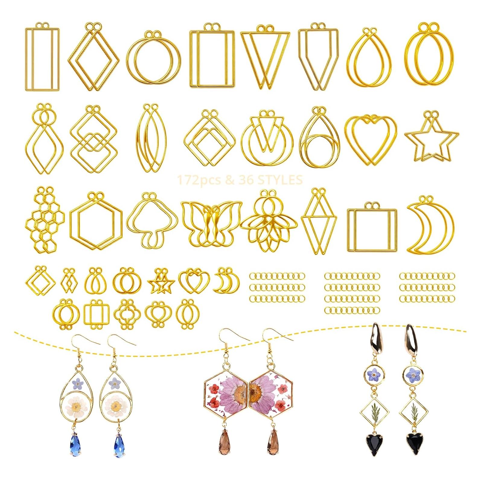 Kit de Joyería de Resina LET'S RESIN 172 Pzs con Anillos