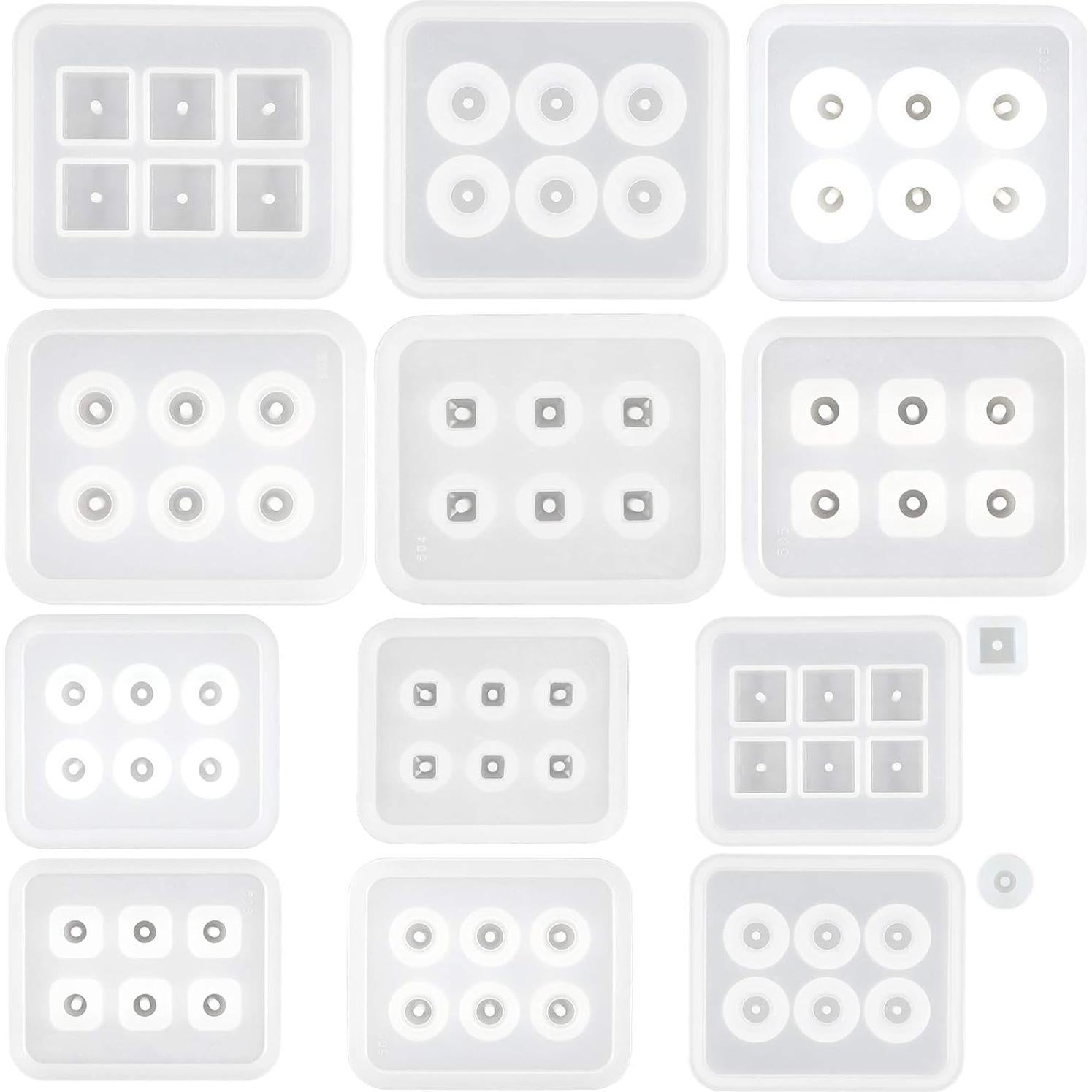 Moldes de Silicona para Joyas FUNSHOWCASE - 14 Piezas