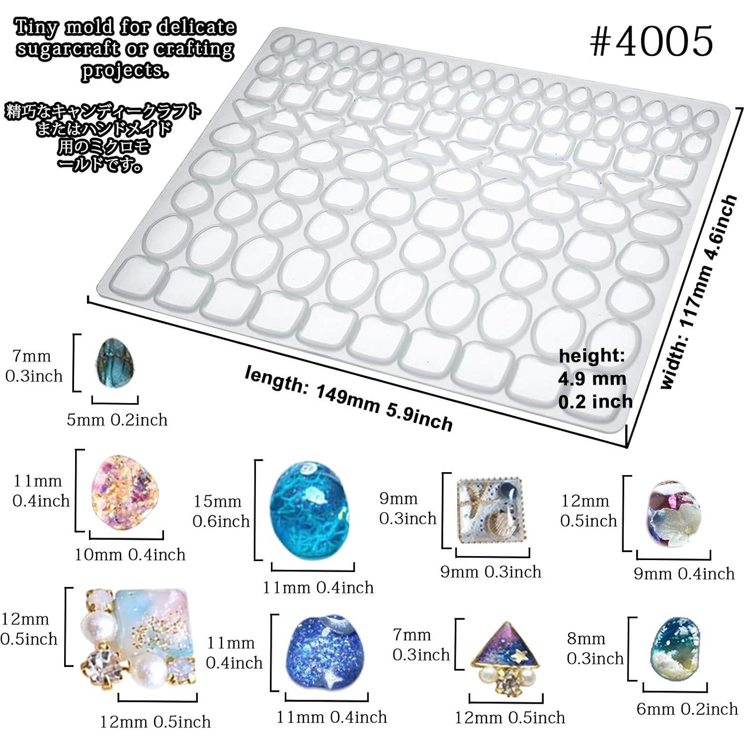 Molde de Silicona FUNSHOWCASE para Gemas 176 Cavidades