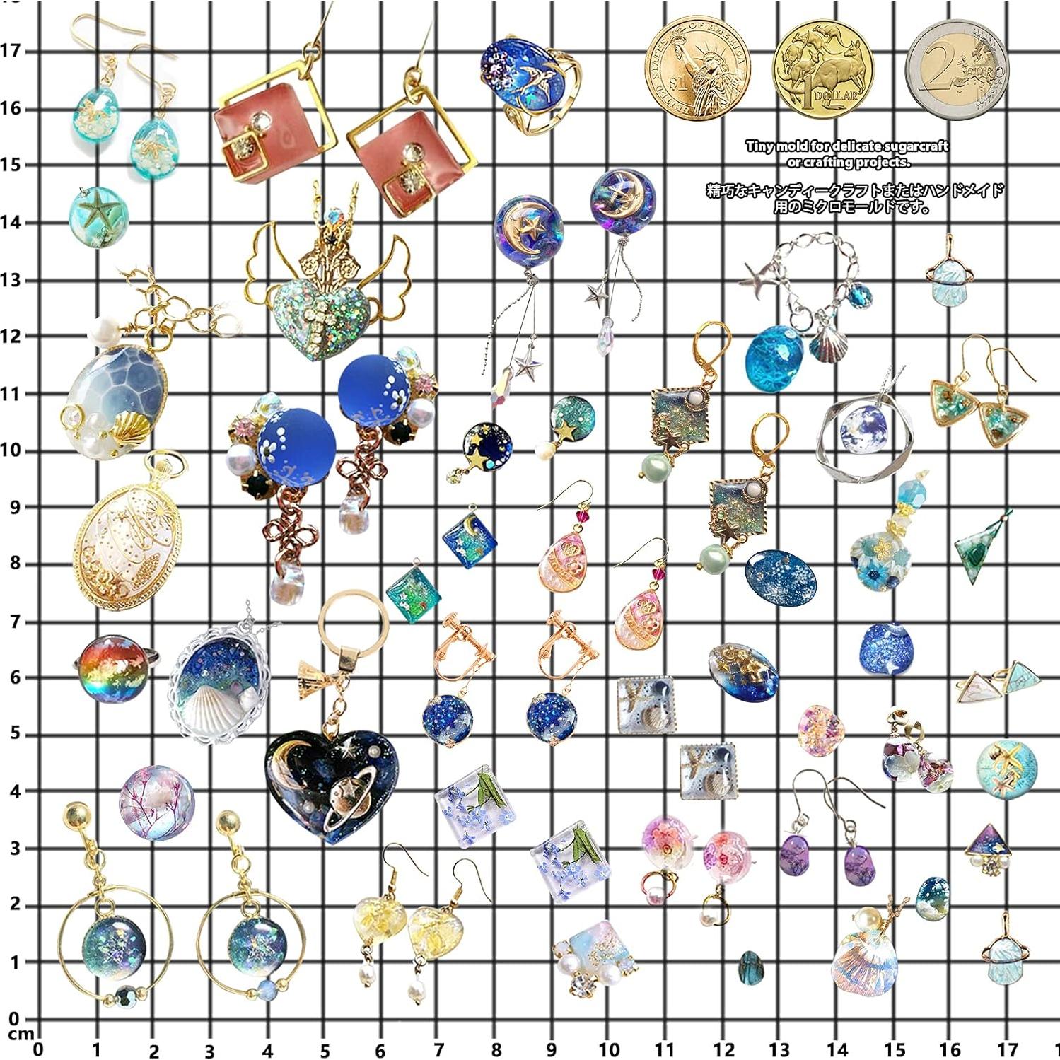 Molde de Silicona FUNSHOWCASE para Gemas 176 Cavidades