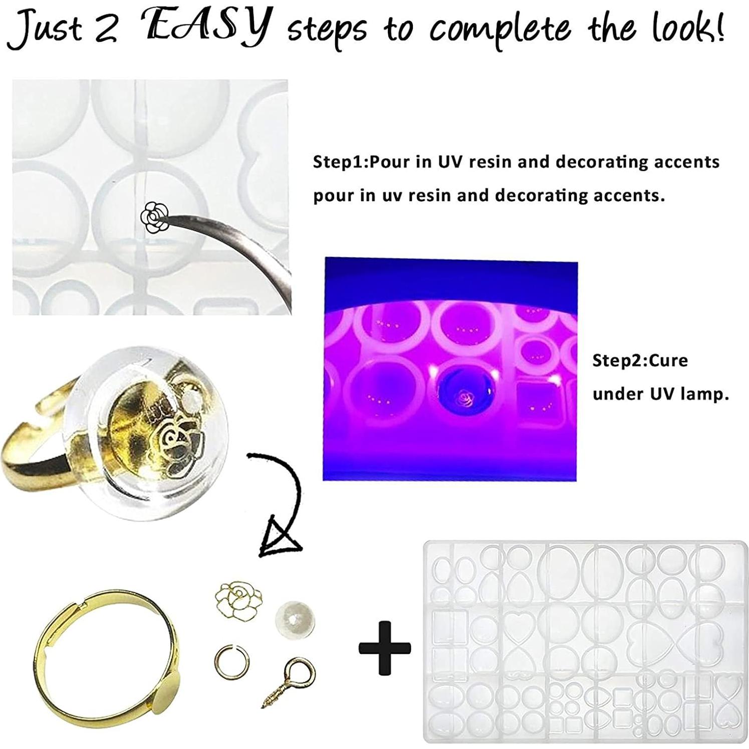 Molde de Silicona FUNSHOWCASE para Gemas 176 Cavidades