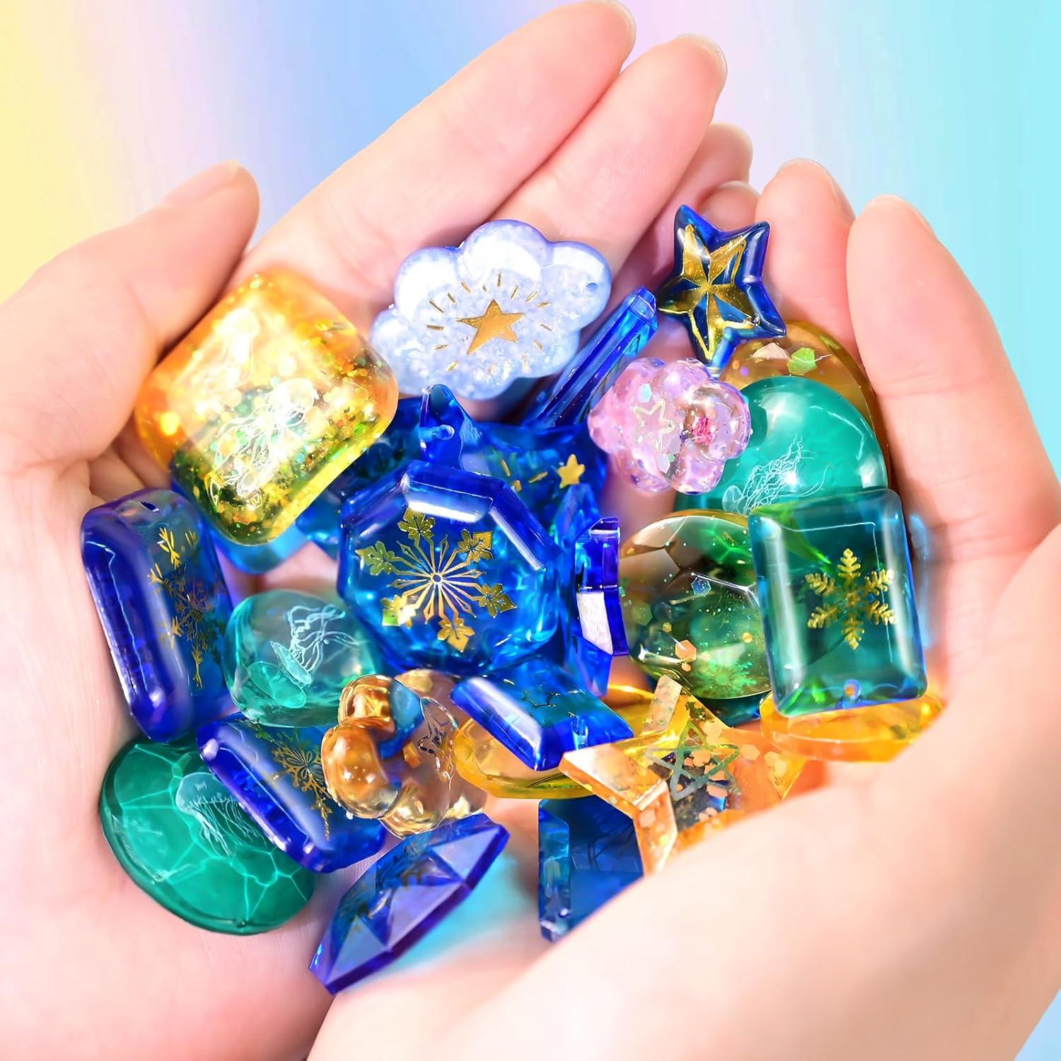 Juego de 3 Moldes de Silicona ZQYSING para Aretes de Resina