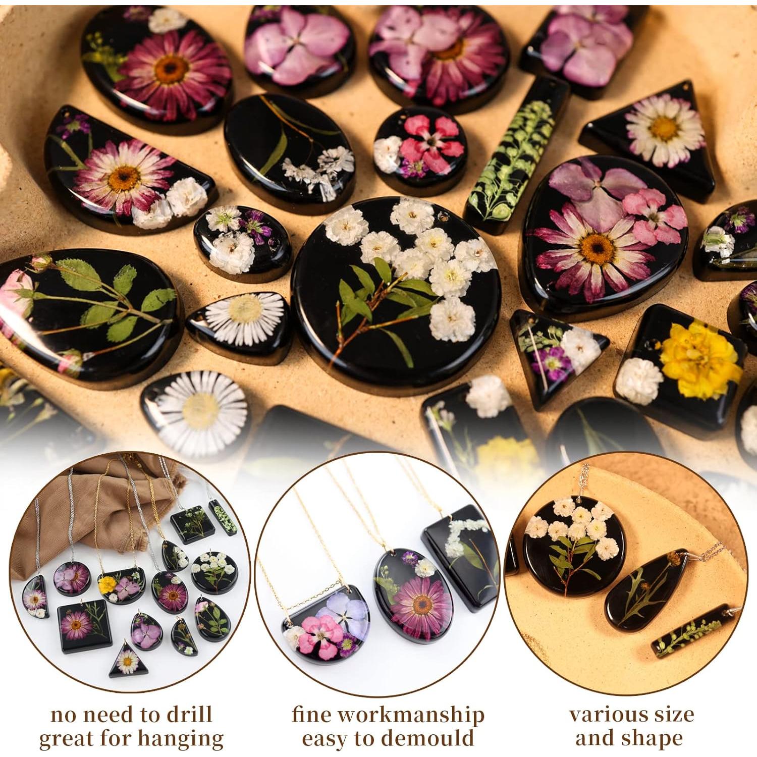 Moldes de Joyería de Silicona Japleed - 2 Pcs para DIY