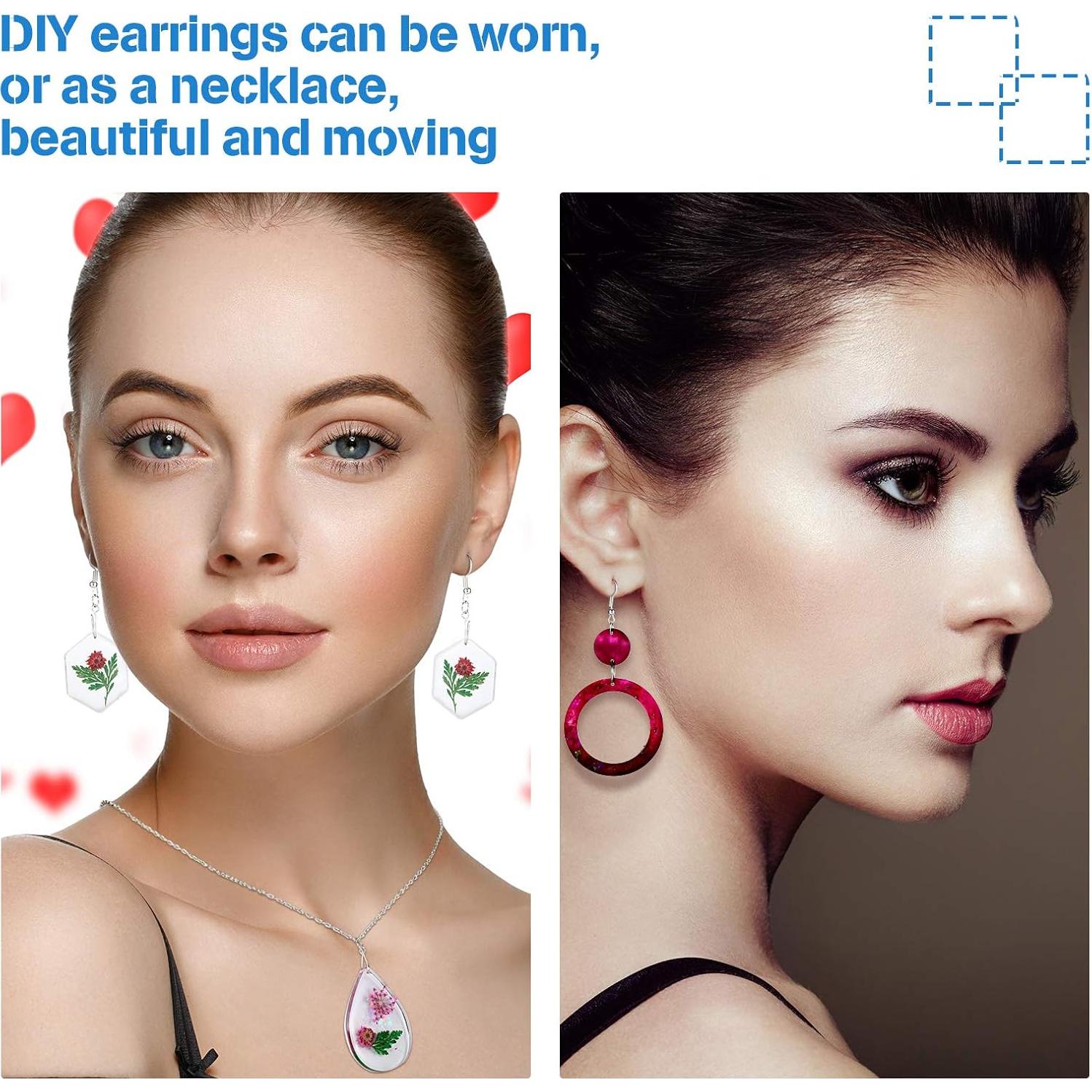 Molde de Silicona para Aretes Geométricos Patelai - 4 Piezas