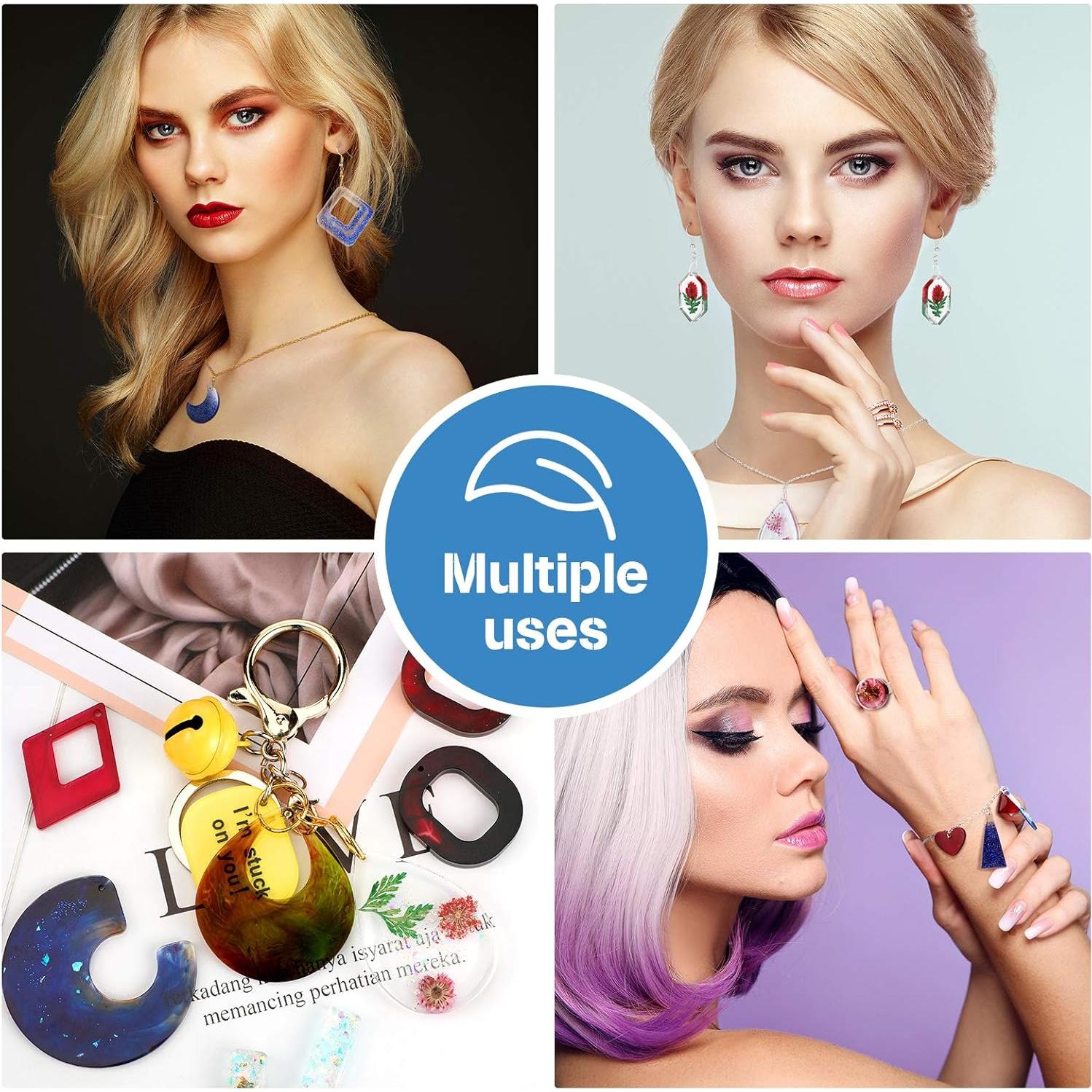 Molde de Silicona para Aretes Geométricos Patelai - 4 Piezas