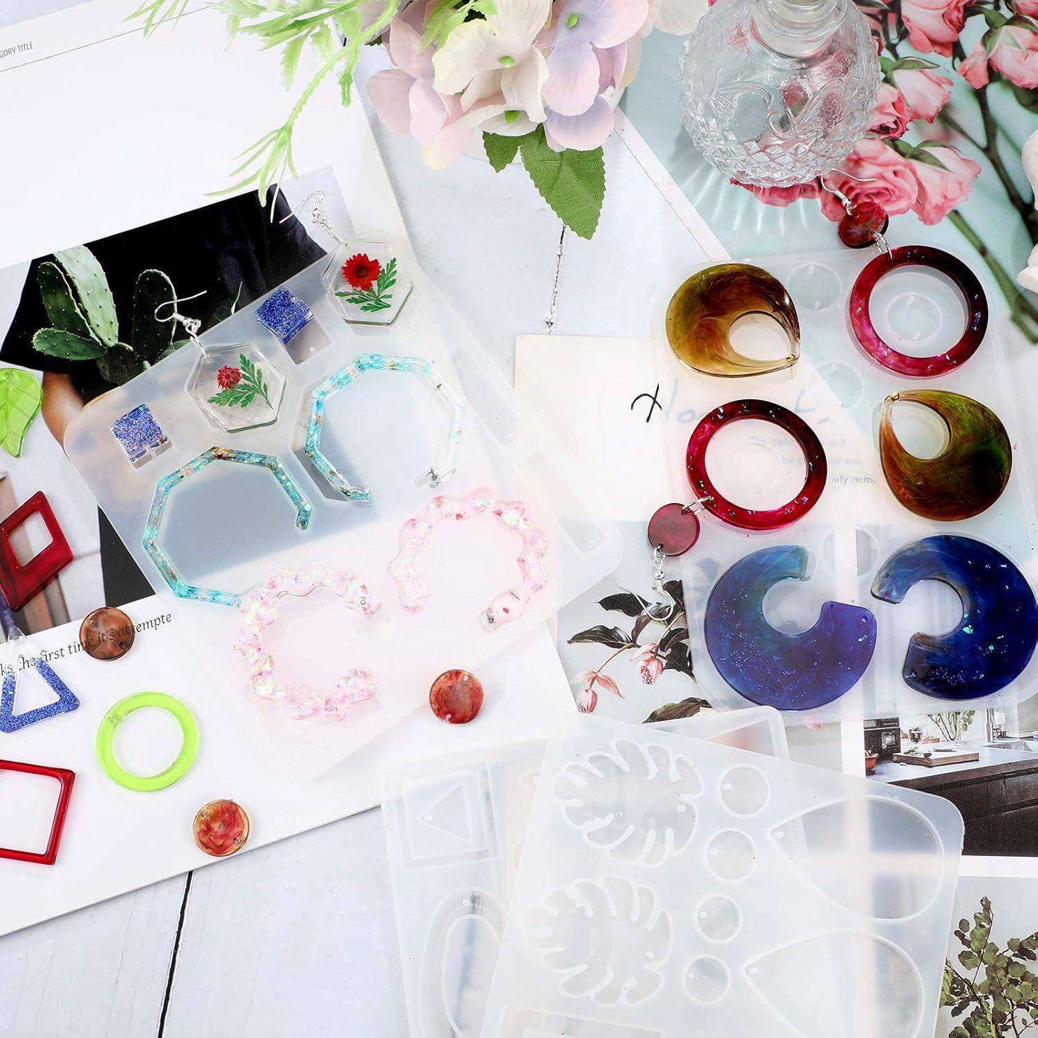 Molde de Silicona para Aretes Geométricos Patelai - 4 Piezas